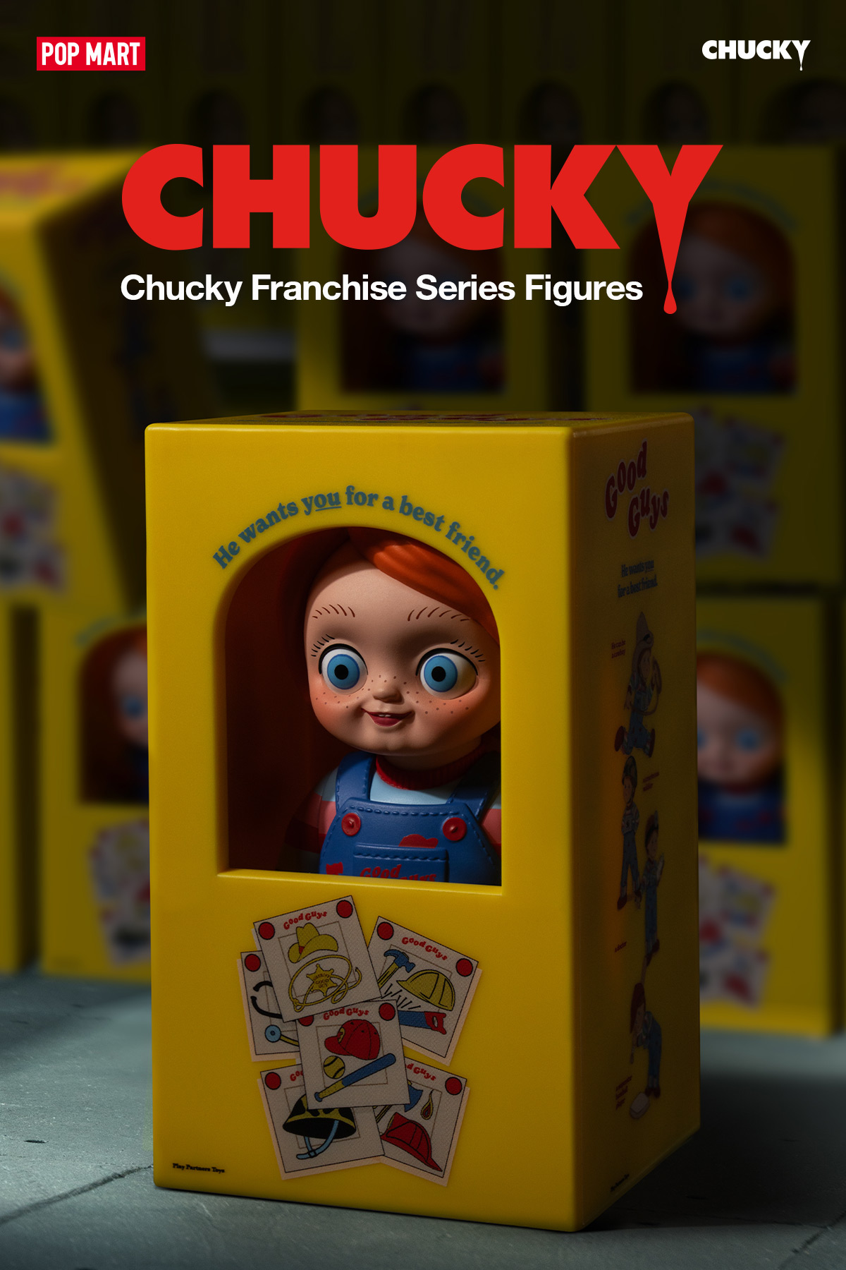 POPMART ポップマート　チャッキーシークレット　3体セット Chucky Franchise Series Figures - POP MART (Denmark)