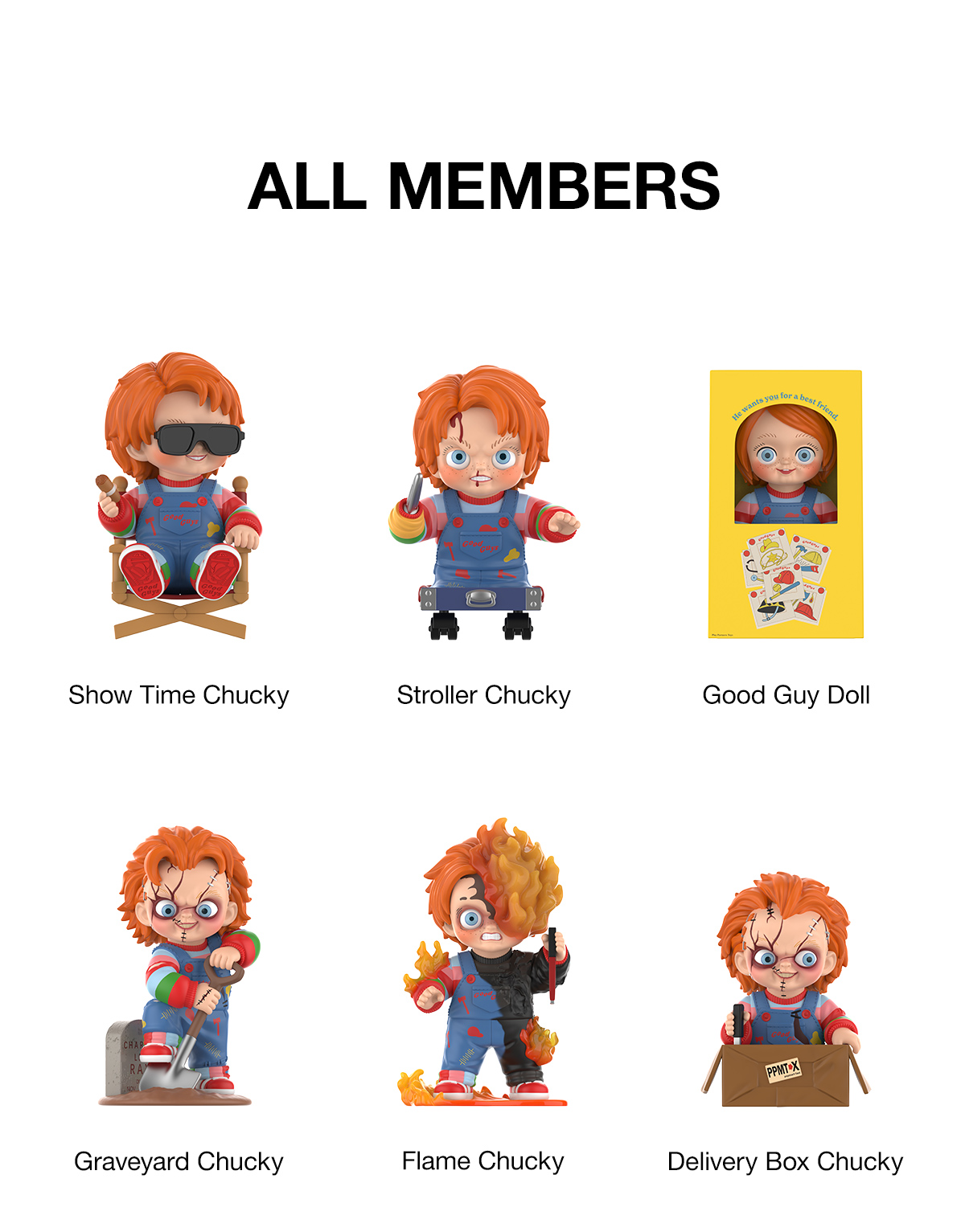 Chucky Franchise Series Figures - POP MART (Italy)
