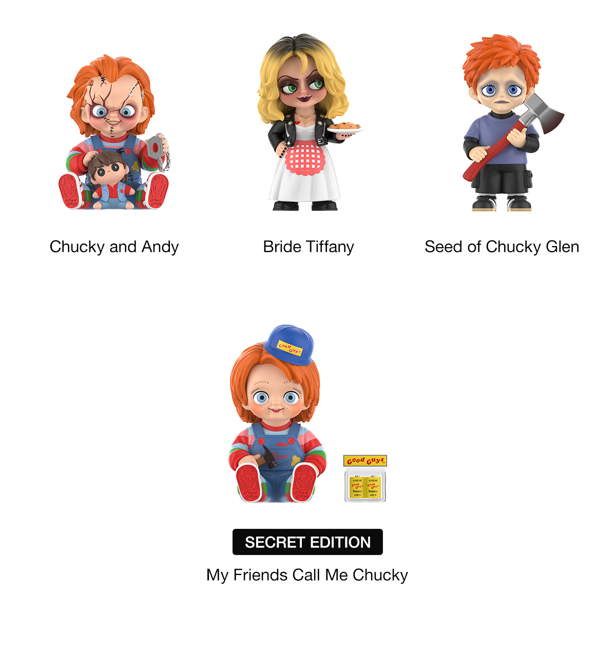 ちゃっきー様① Chucky Franchise Series Figures - POP MART (Japan)