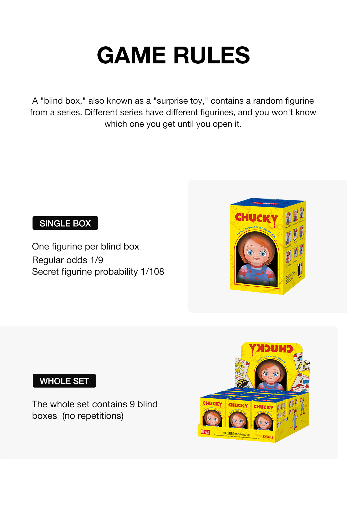 Chucky Franchise Series Figures - POP MART (Japan)