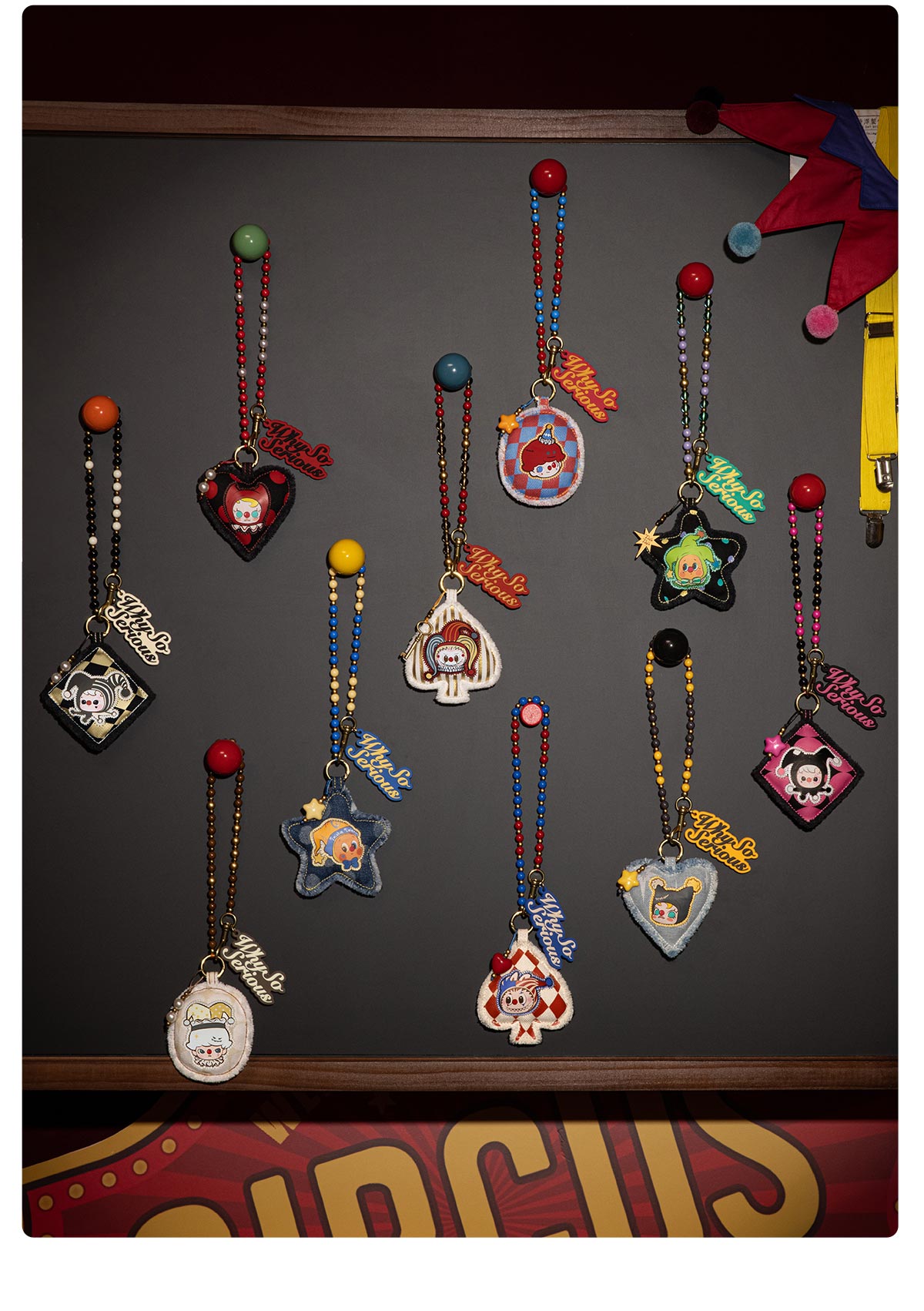 正規品】WHY SO SERIOUS ペンダントチェーンアソートBOX WHY SO SERIOUS シリーズペンダントチェーン - POP MART (Japan)