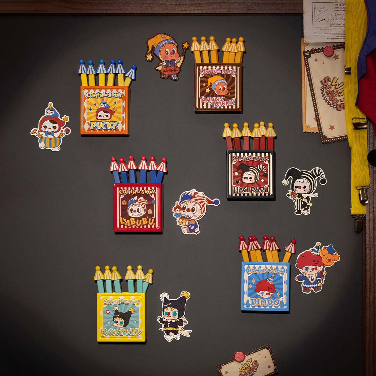 WHY SO SERIOUS シリーズ マグネット シークレット WHY SO SERIOUS シリーズ マグネット シールクリップ ストレージ