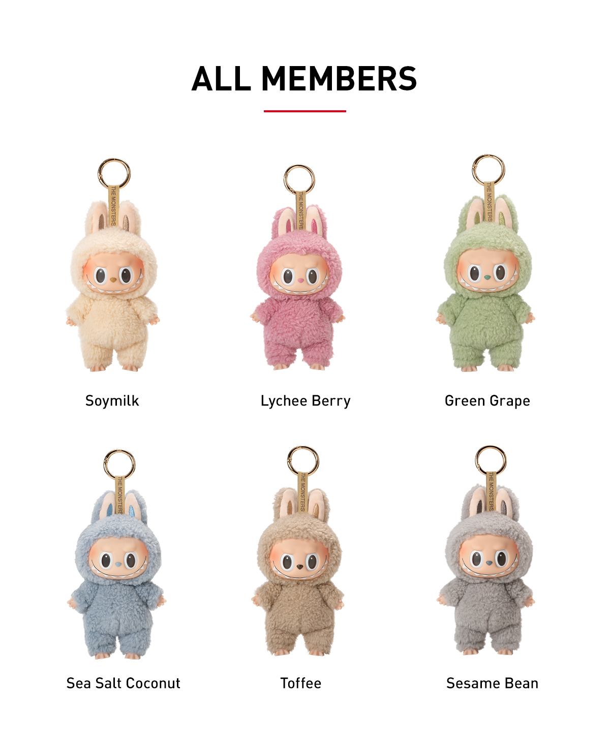 ぬいぐるみ THE MONSTERS - Exciting Macaron THE MONSTERS - Tasty Macarons Vinyl Face Blind Box | Blind