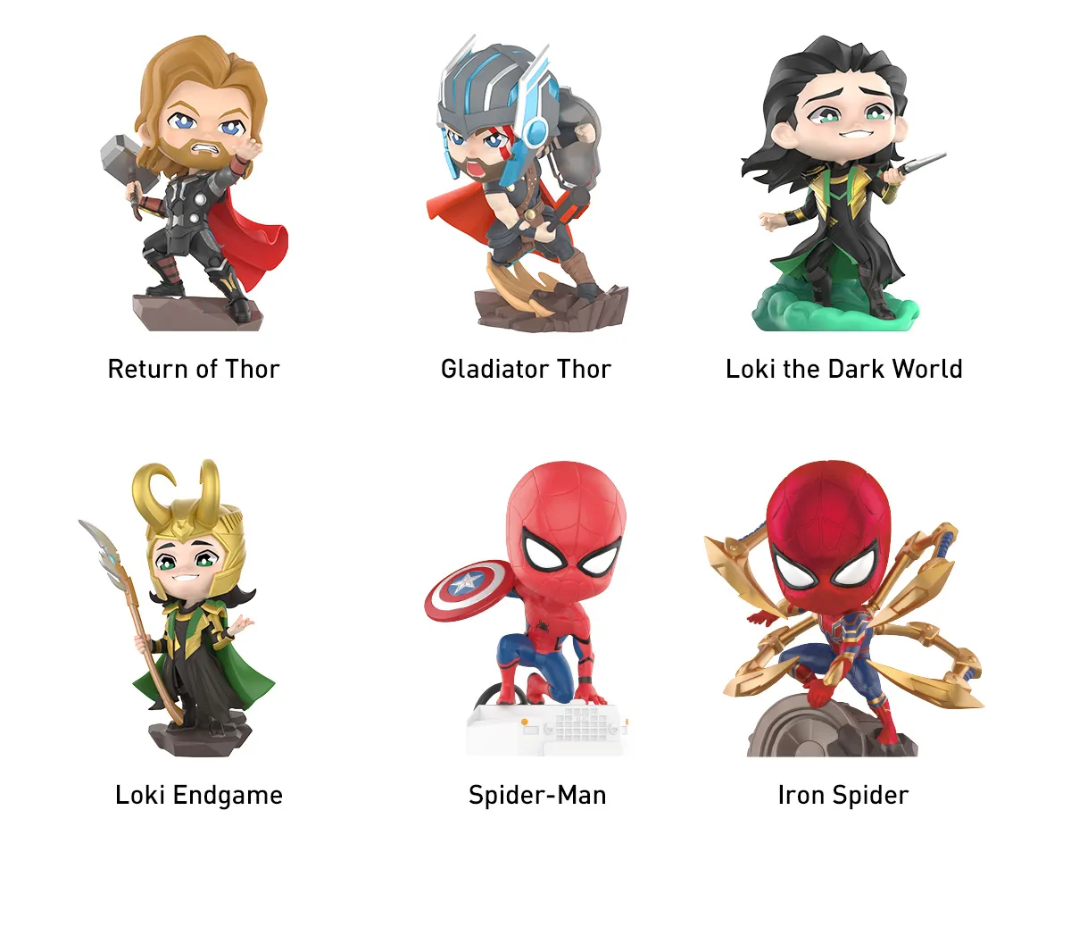 Marvel Infinity Saga Series Figures - POP MART (Japan)