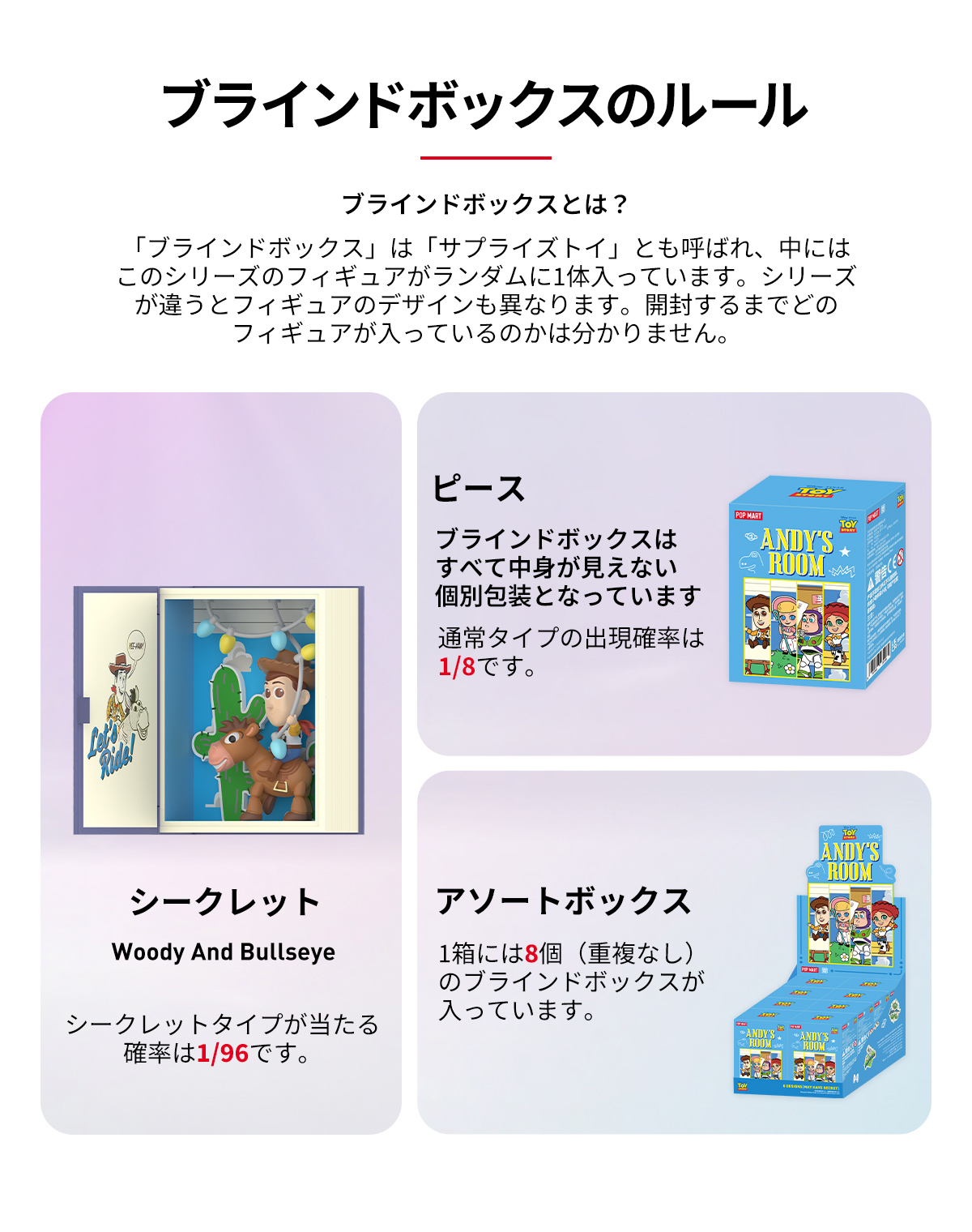 Toy Story: Andy's Room Series Scene Sets - POP MART (Japan)