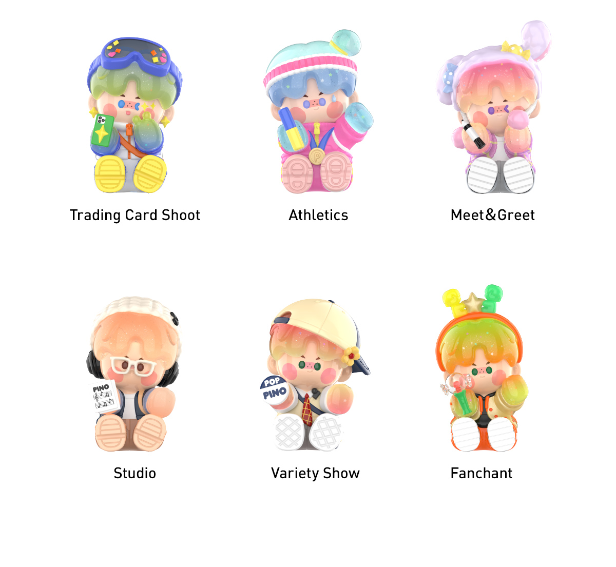 PINO JELLY Star Project Series Figures - POP MART (Japan)