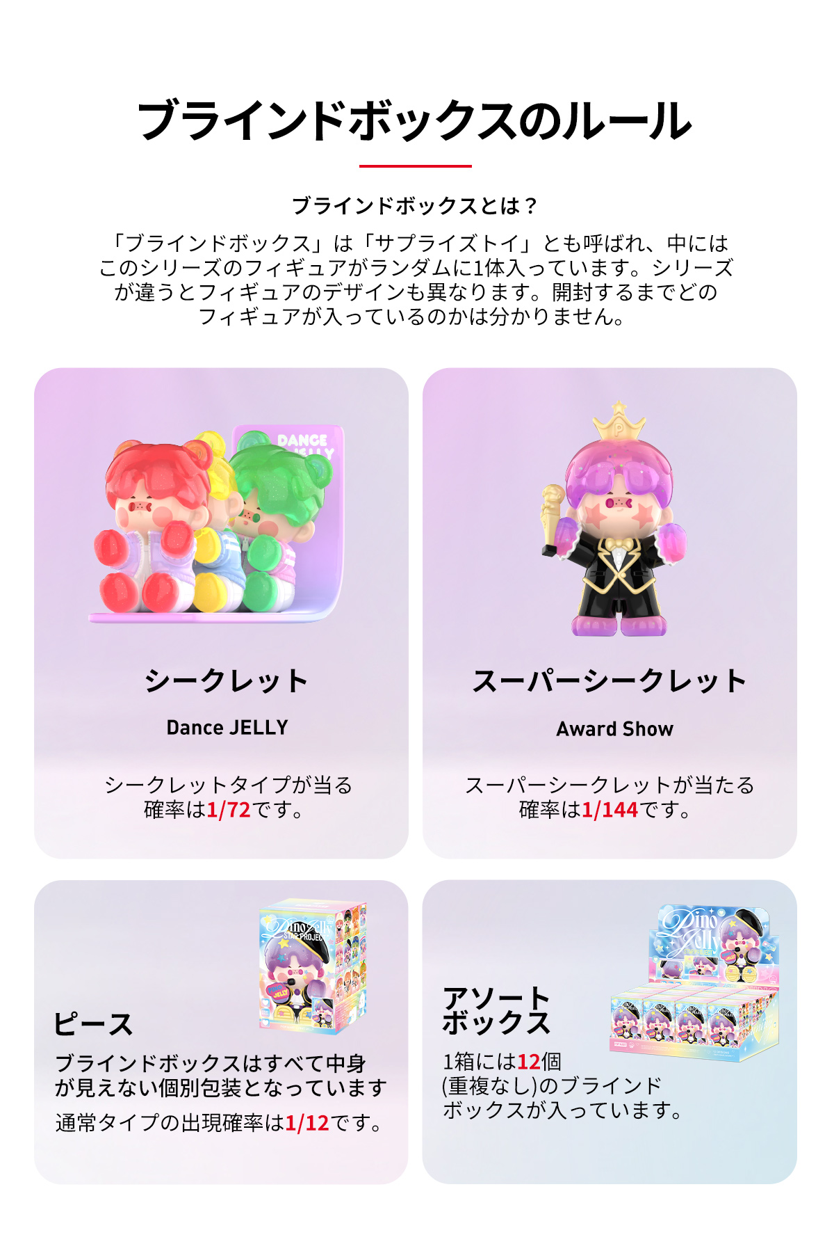 PINO JELLY Star Project Series Figures - POP MART (Japan)