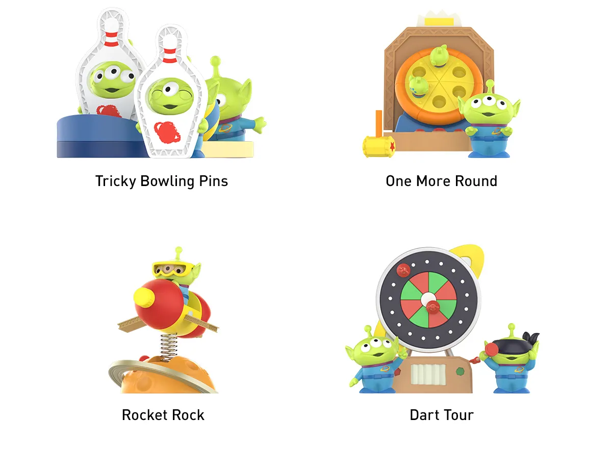 Pixar Alien Party Games Series Scene Sets - POP MART (Japan)