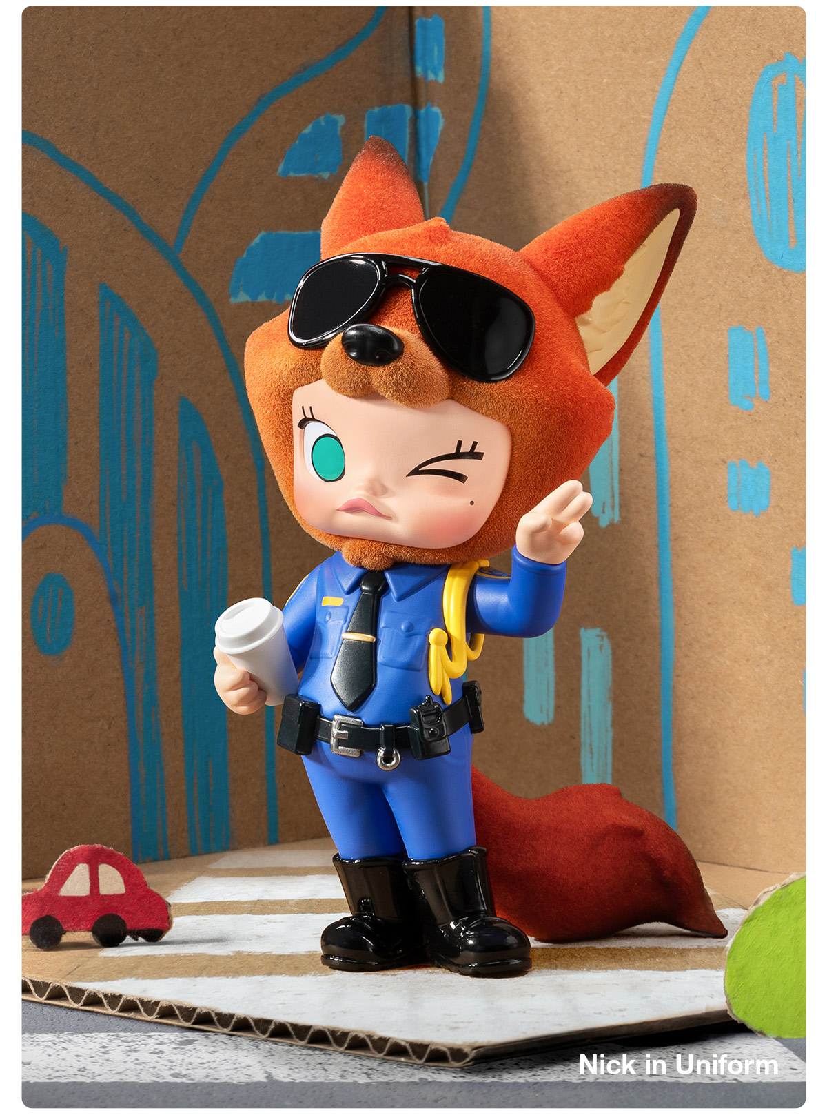 【正規品】popland限定　Mollyキーホルダー POP MART Baby Molly × Pingu Happy Fishing Series Vinyl Plush