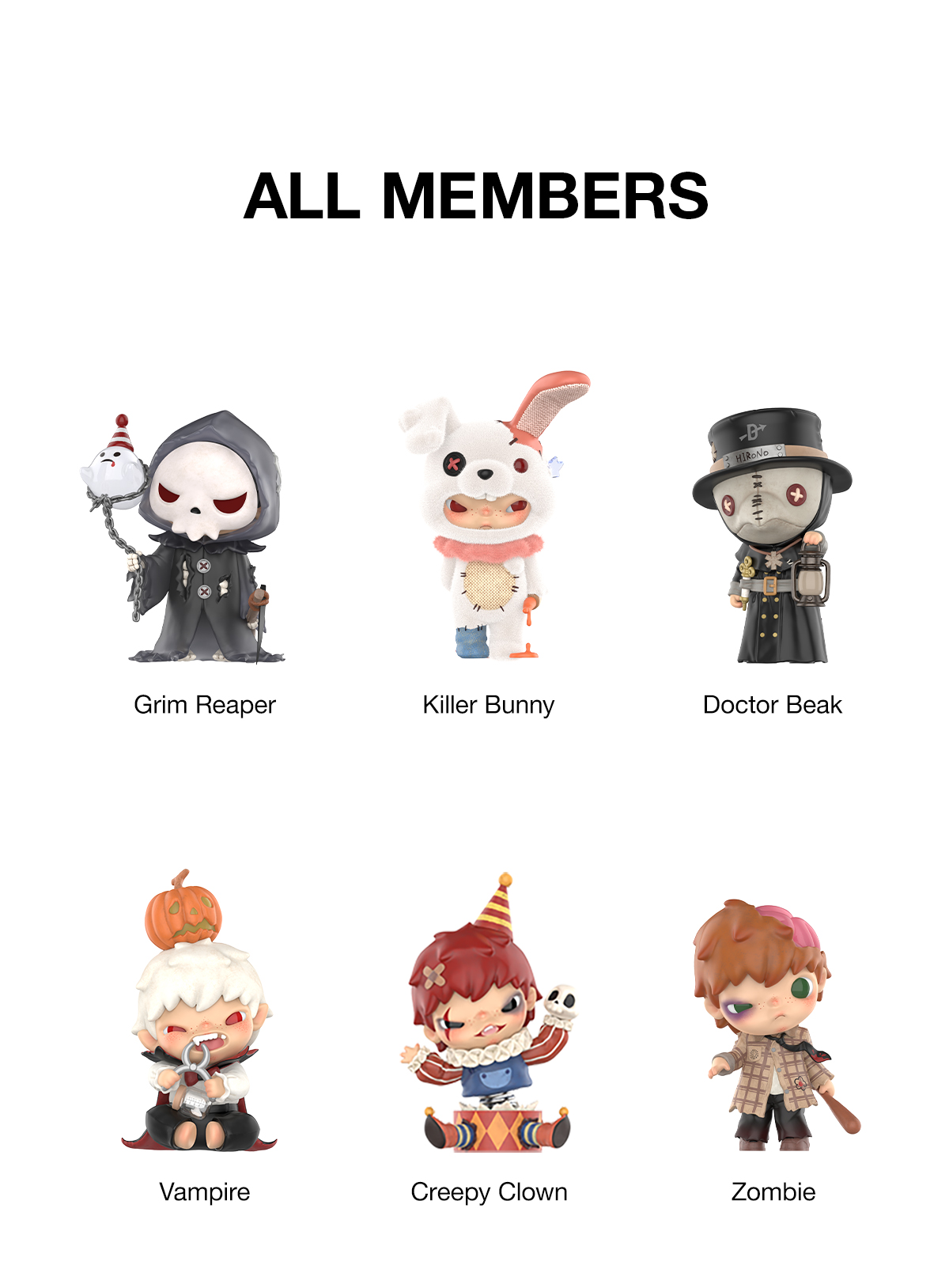 Hirono Monsters' Carnival Series Figures - POP MART (Japan)