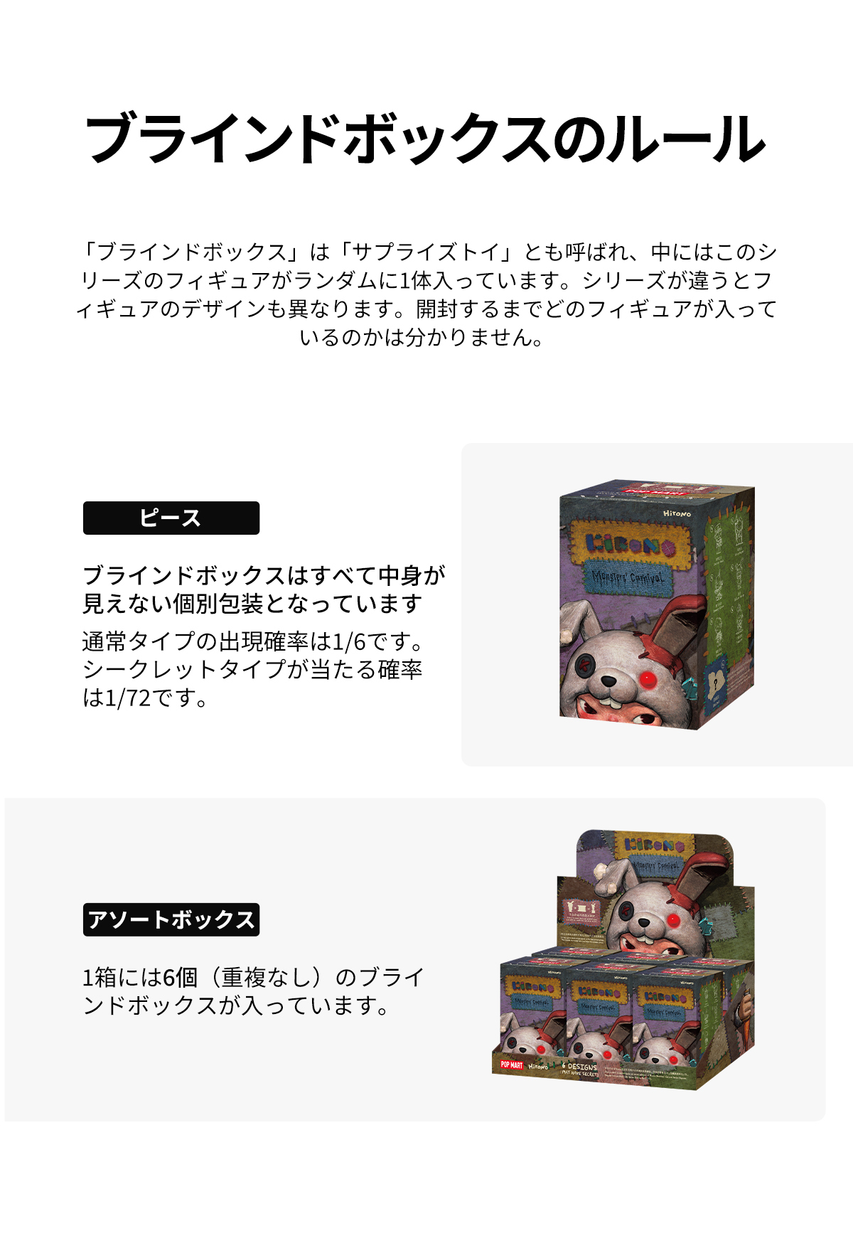 POP NOW:Hirono Monsters' Carnival シリーズ - POP MART (Japan)