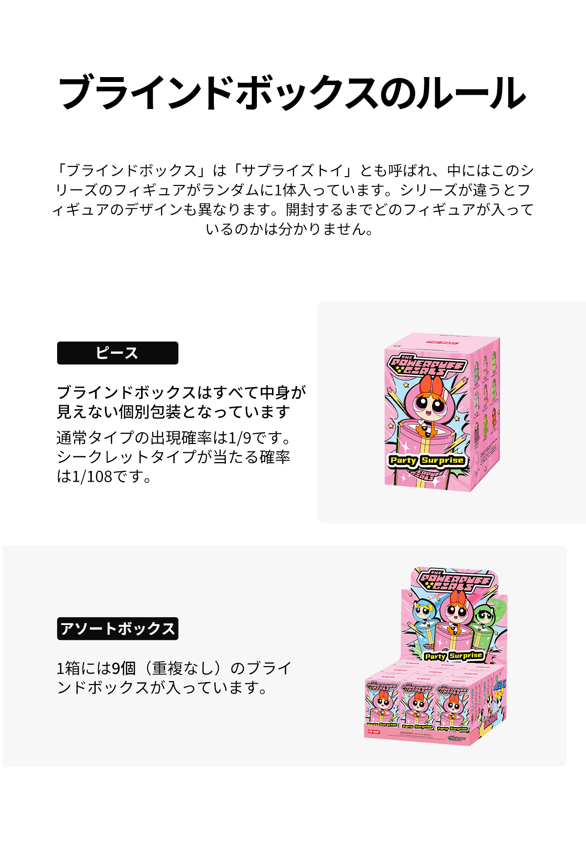 POP NOW:パワーパフガールズ パーティーサプライズ シリーズ