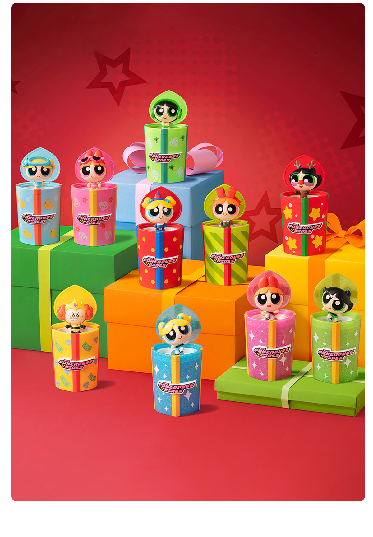 POP MART パワーパフガールズ パーティーサプライズ シリーズ The Powerpuff Girls Party Surprise Series Figures - POP MART (Japan)