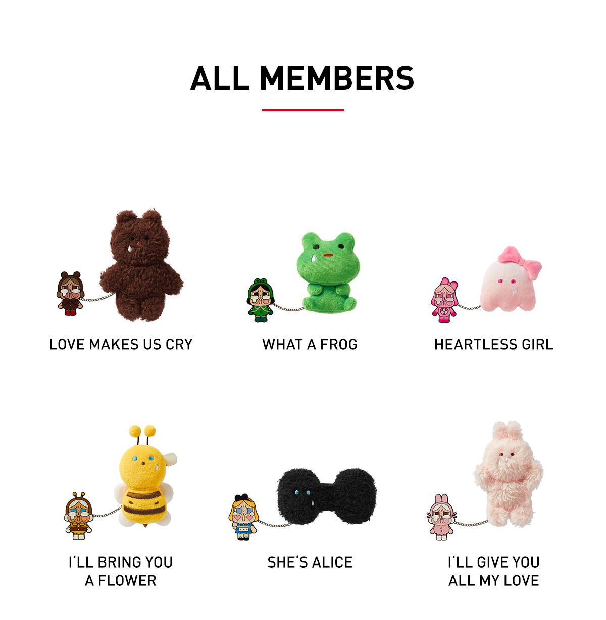 CRYBABY Crying Again Series-Plush Badge Blind Box - POP MART (Japan)
