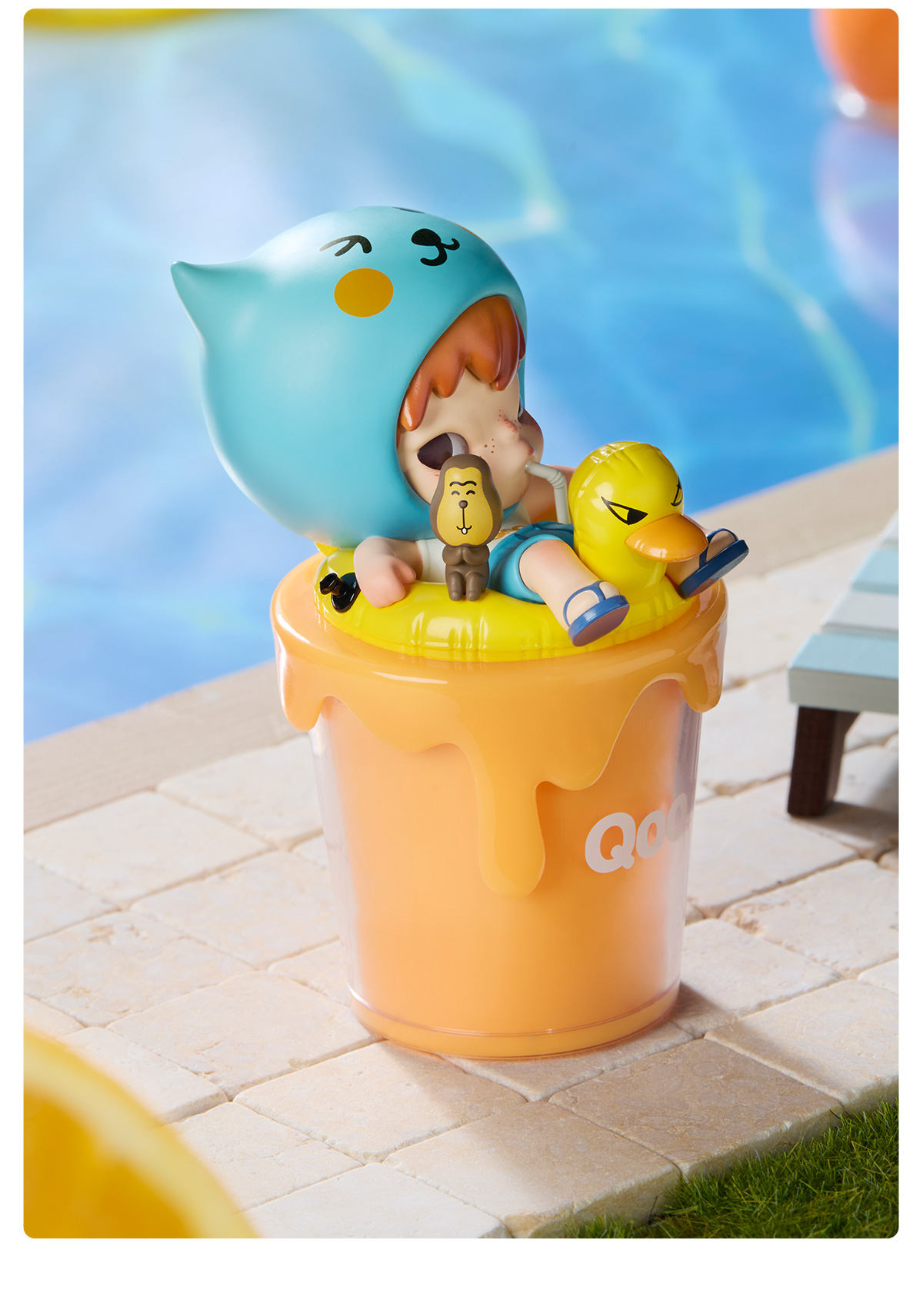 海外限定 日本未発売 POPMART HIRONO X QOO フィギュア Hirono x Qoo Blush with Qoo - POP MART (Japan)