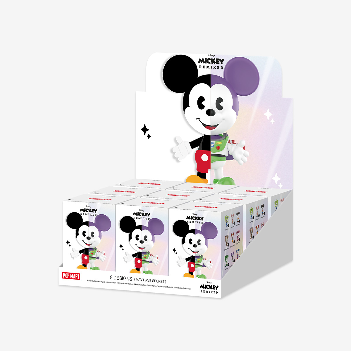 Disney Mickey Remixed: Mickey Meets Pixar シリーズ - POP MART (France)