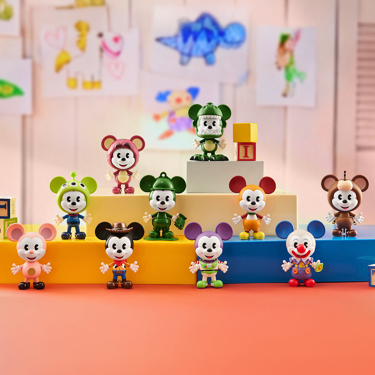 Disney Mickey Remixed: Mickey Meets Pixar Series Figures - POP