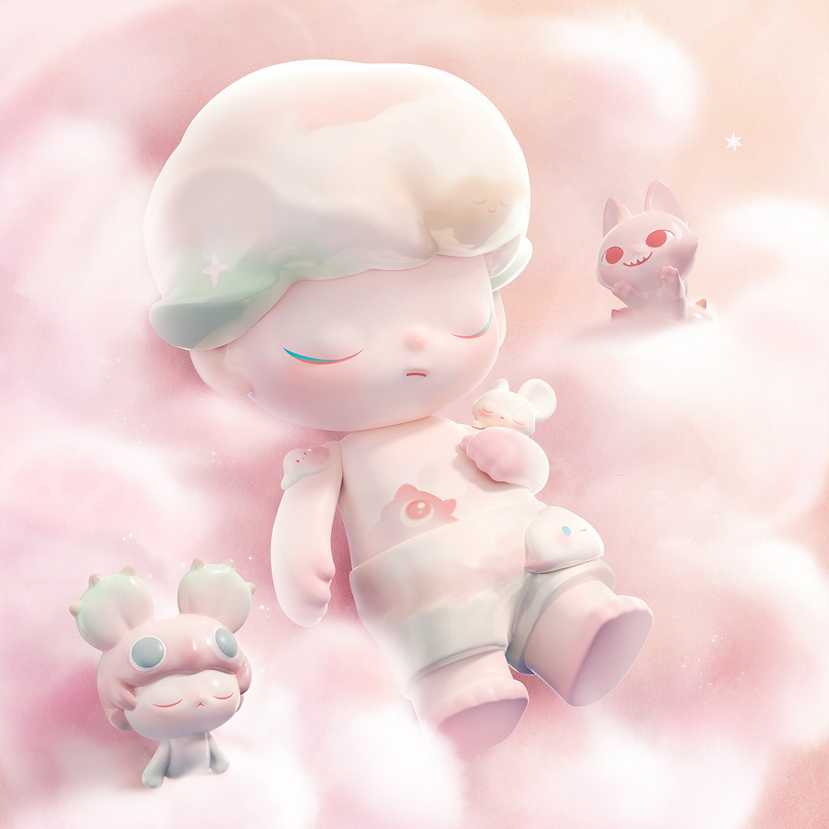 【海外品】 dimoo 400% フィギュア dreaming of you MEGA JUST DIMOO 400% Dreaming of You - POP MART (Ireland)