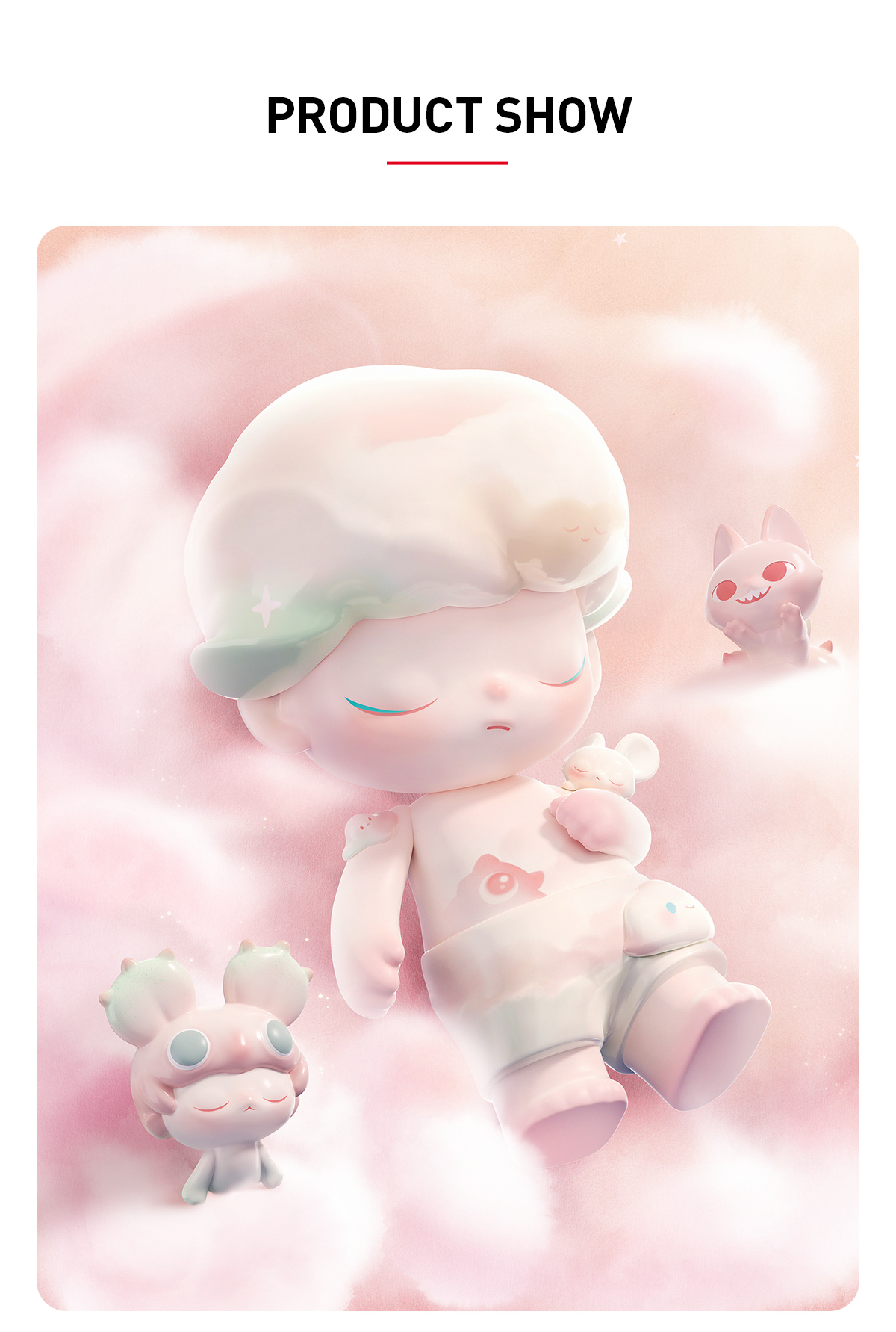 ぬいぐるみ MEGA JUST DIMOO 400% Dreaming of You MEGA JUST DIMOO 400% Dreaming of You - POP MART (Italy)