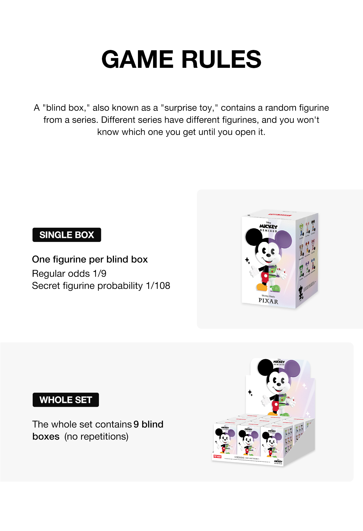 POP NOW:Disney Mickey Remixed: Mickey Meets Pixar シリーズ - POP