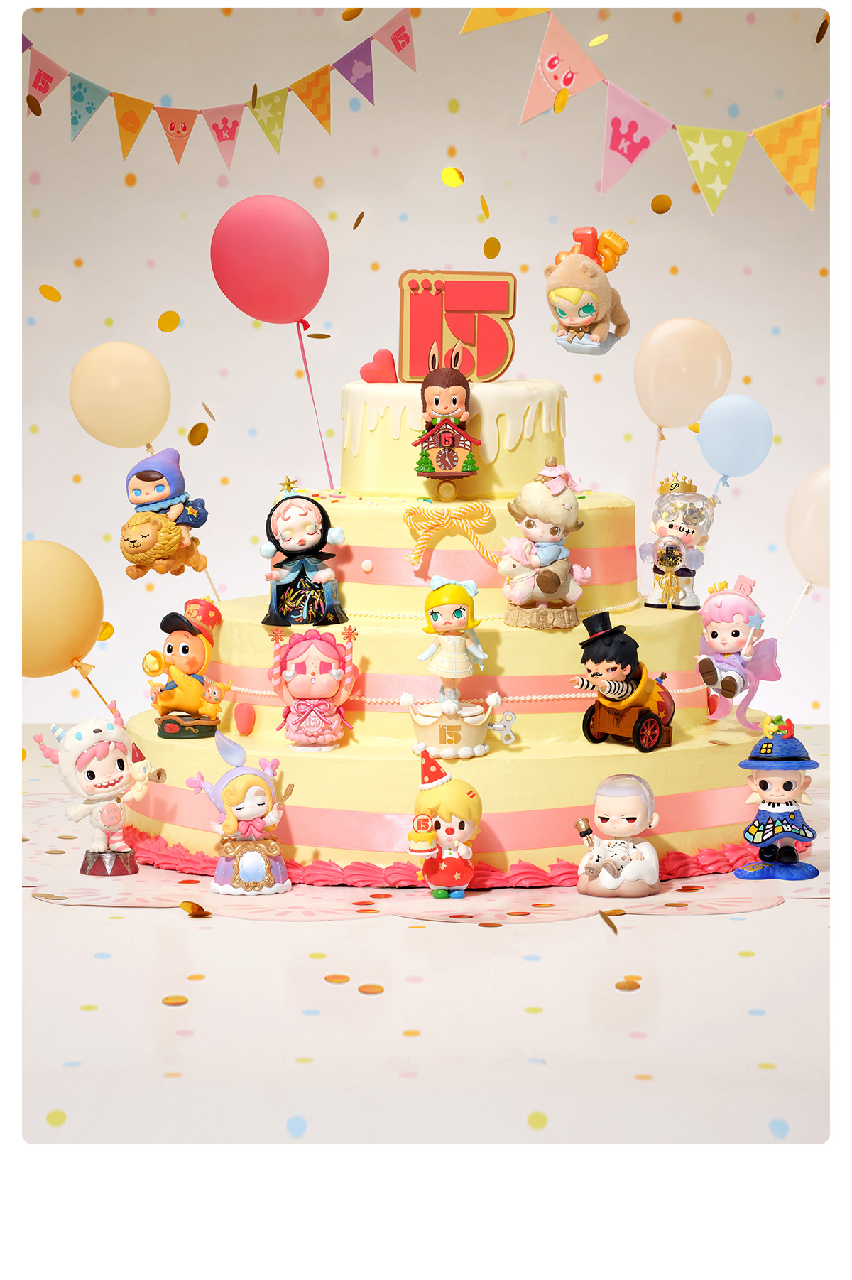 Celebrating the Moment POP MART 15th Anniversary Series Figures