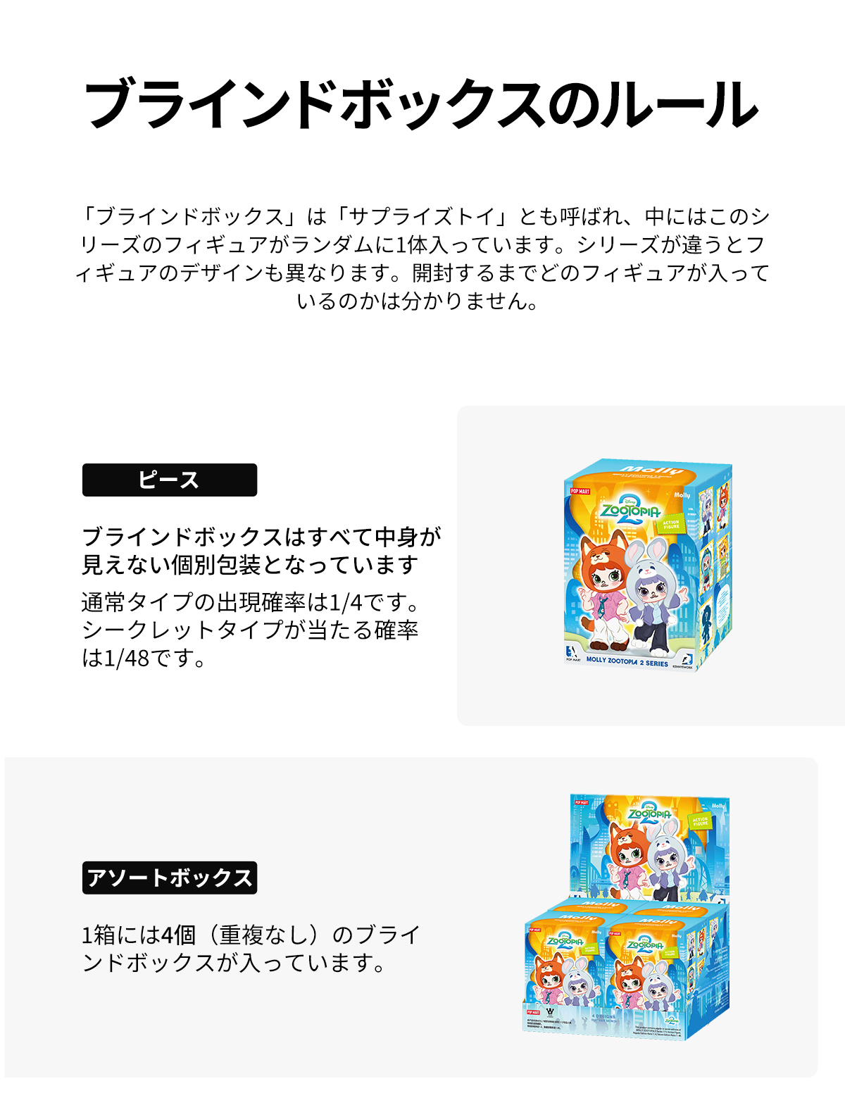 MOLLY ズートピア2シリーズ1/12 アクションフィギュア - POP MART (France)