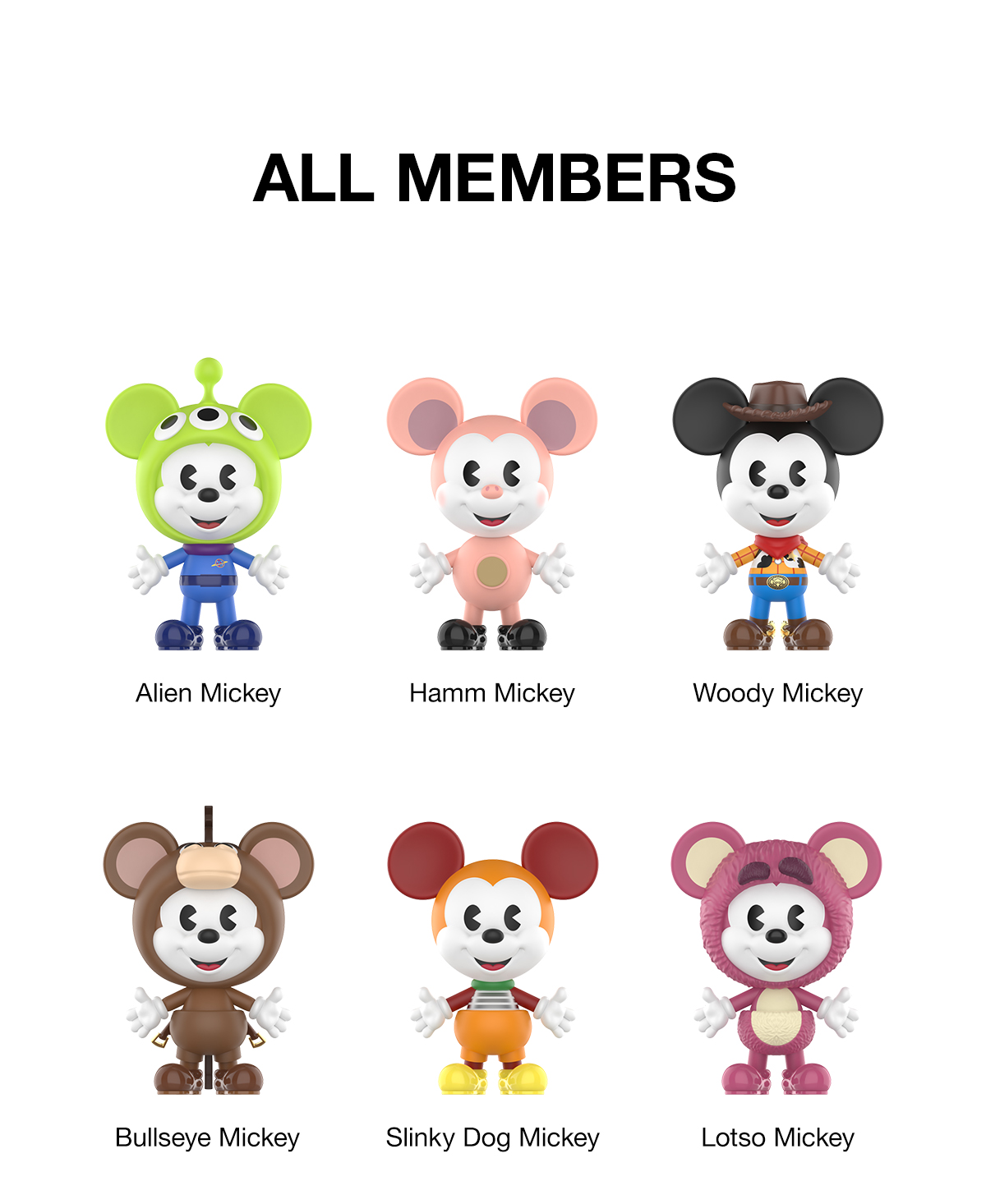 Disney Mickey Remixed: Mickey Meets Pixar Series Figures - POP