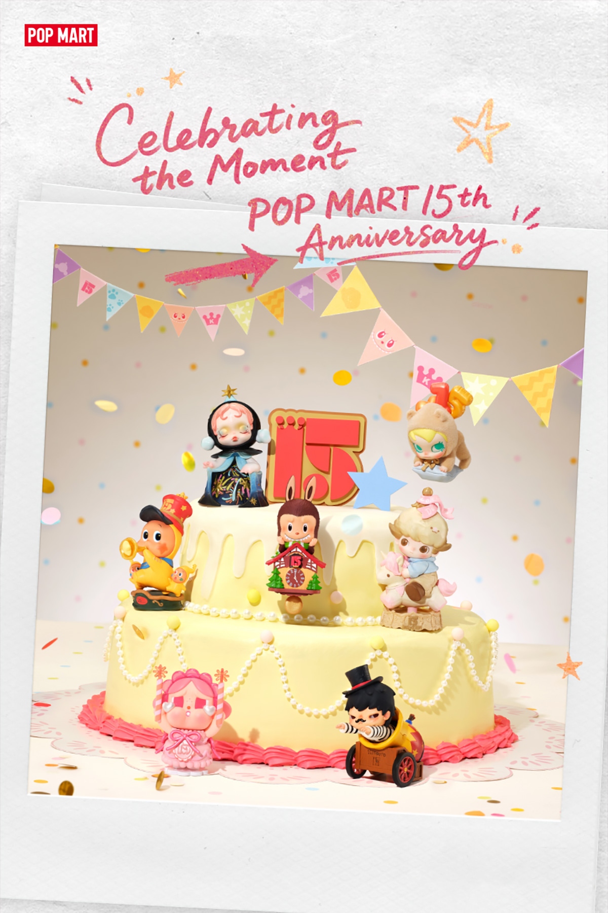 その他 Celebrating POP MART 15th Anniversary Celebrating the Moment POP MART 15th Anniversary Series Figures