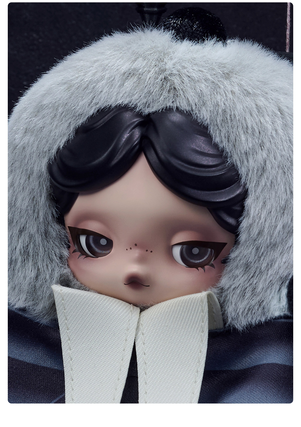 SKULLPANDA × Wednesday Plush（Nevermore Academy Uniform Version