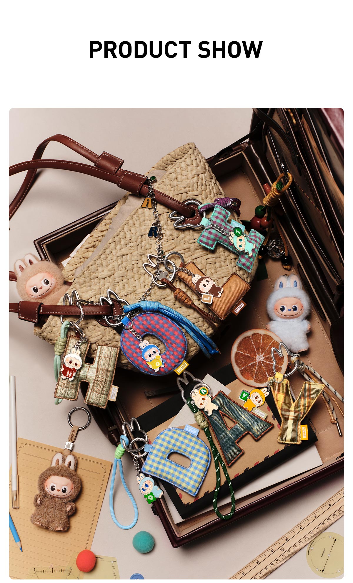 THE MONSTERS Pin for Love シリーズ アルファベットペンダント - POP