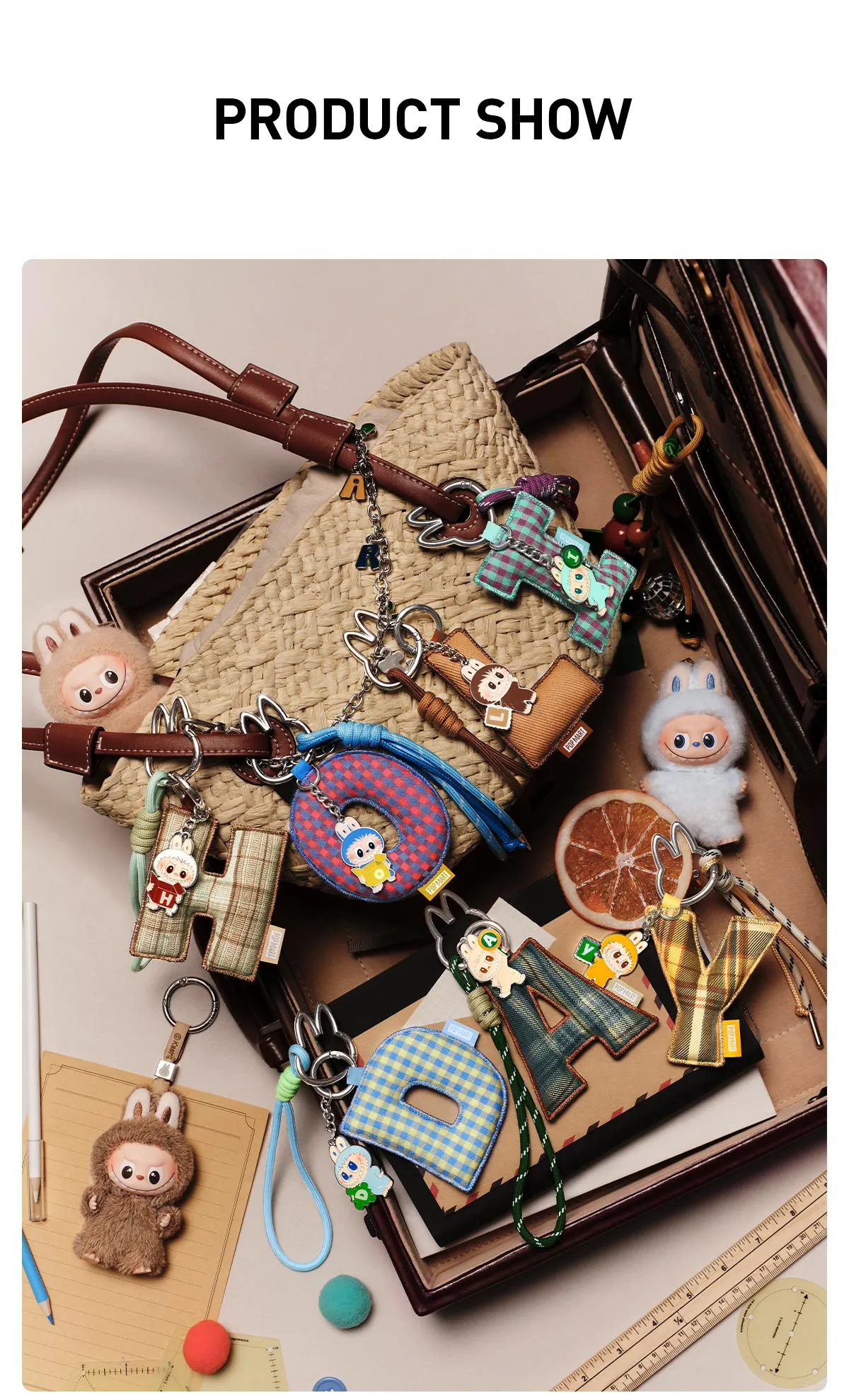THE MONSTERS PIN FOR LOVE シリーズ アルファベットペンダント (N-Z 