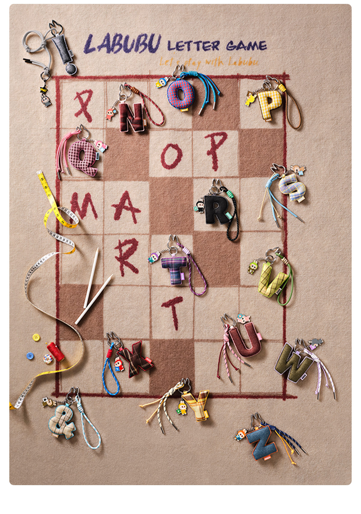 THE MONSTERS Pin for Love シリーズ アルファベットペンダント - POP