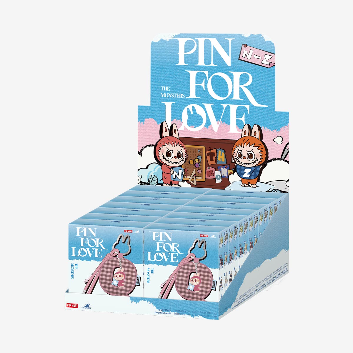 THE MONSTERS PIN FOR LOVE シリーズ アルファベットペンダント (N-Z