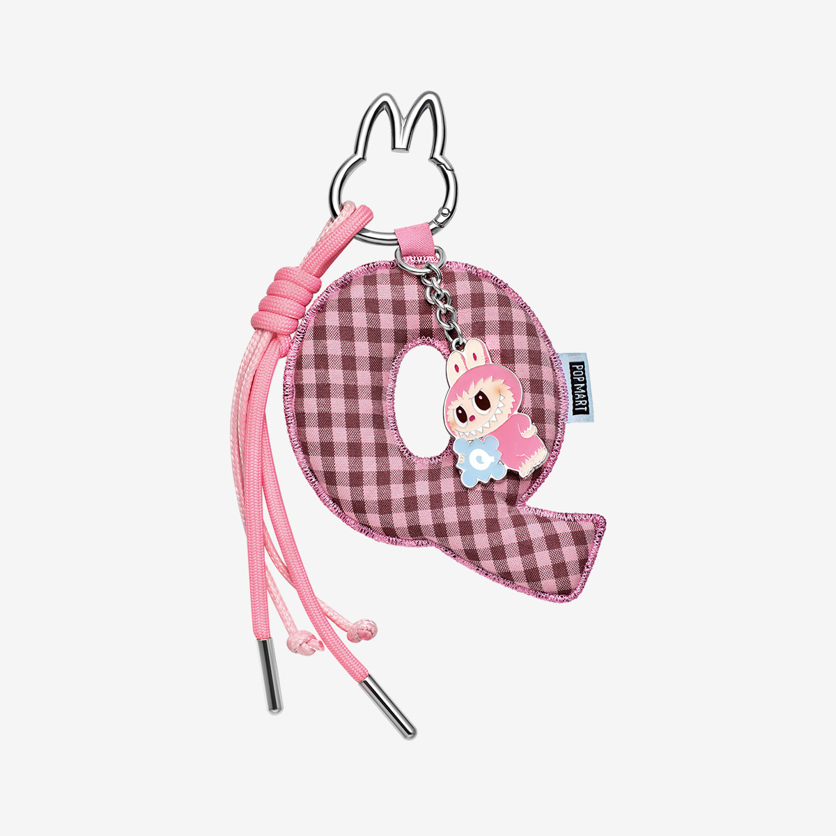 PIN FOR LOVE シリーズぬいぐるみペンダント アルファベット ？ ラブブ PIN FOR LOVE ぬいぐるみペンダント アルファベット R