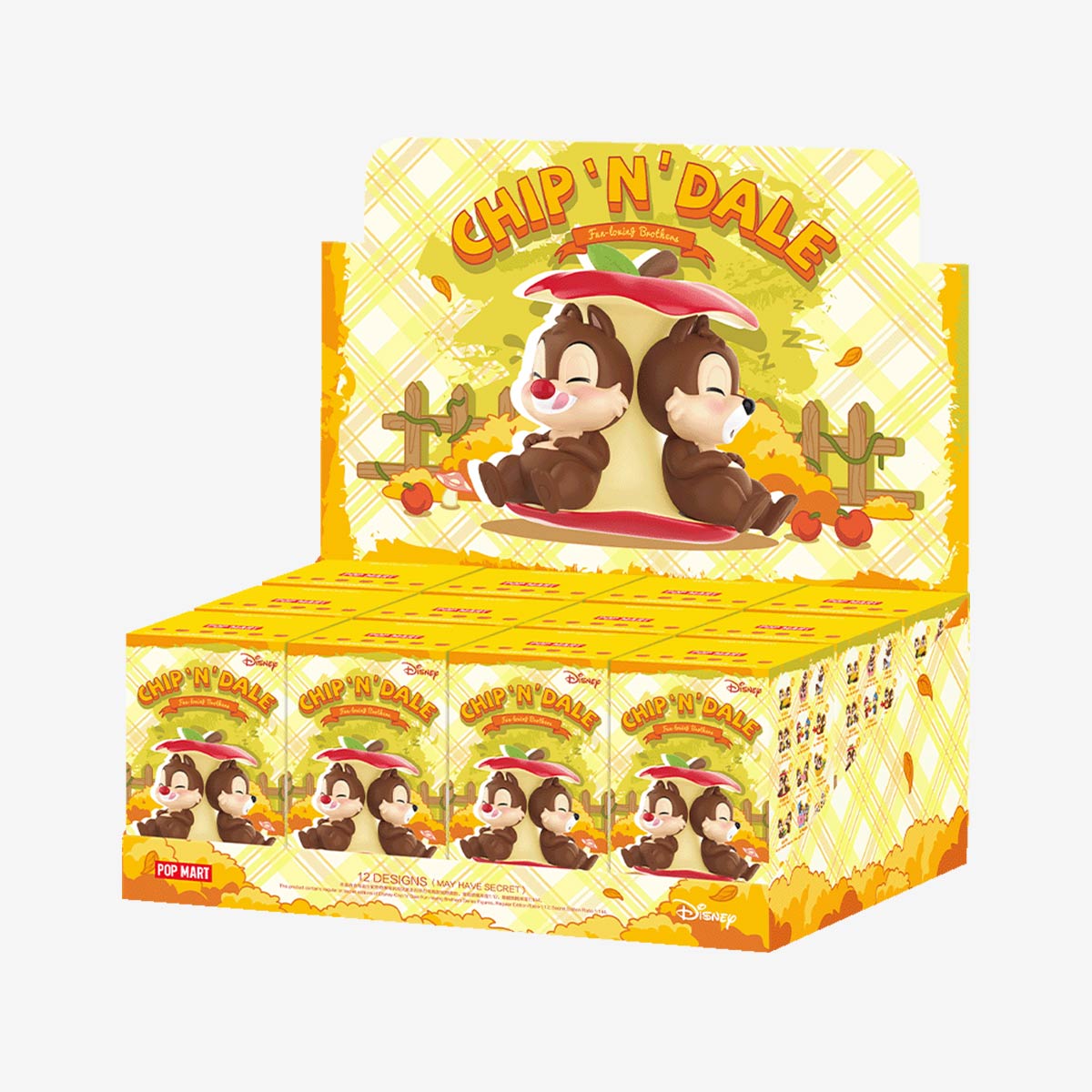 POP MART チップとデール　12箱入　フィギュア　ディズニー　りす POP MART チップとデール 12箱入 フィギュア ディズニー りす