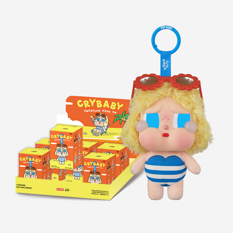 CRYBABY Vacation Mode On シリーズ ぬいぐるみペンダント | POP MART