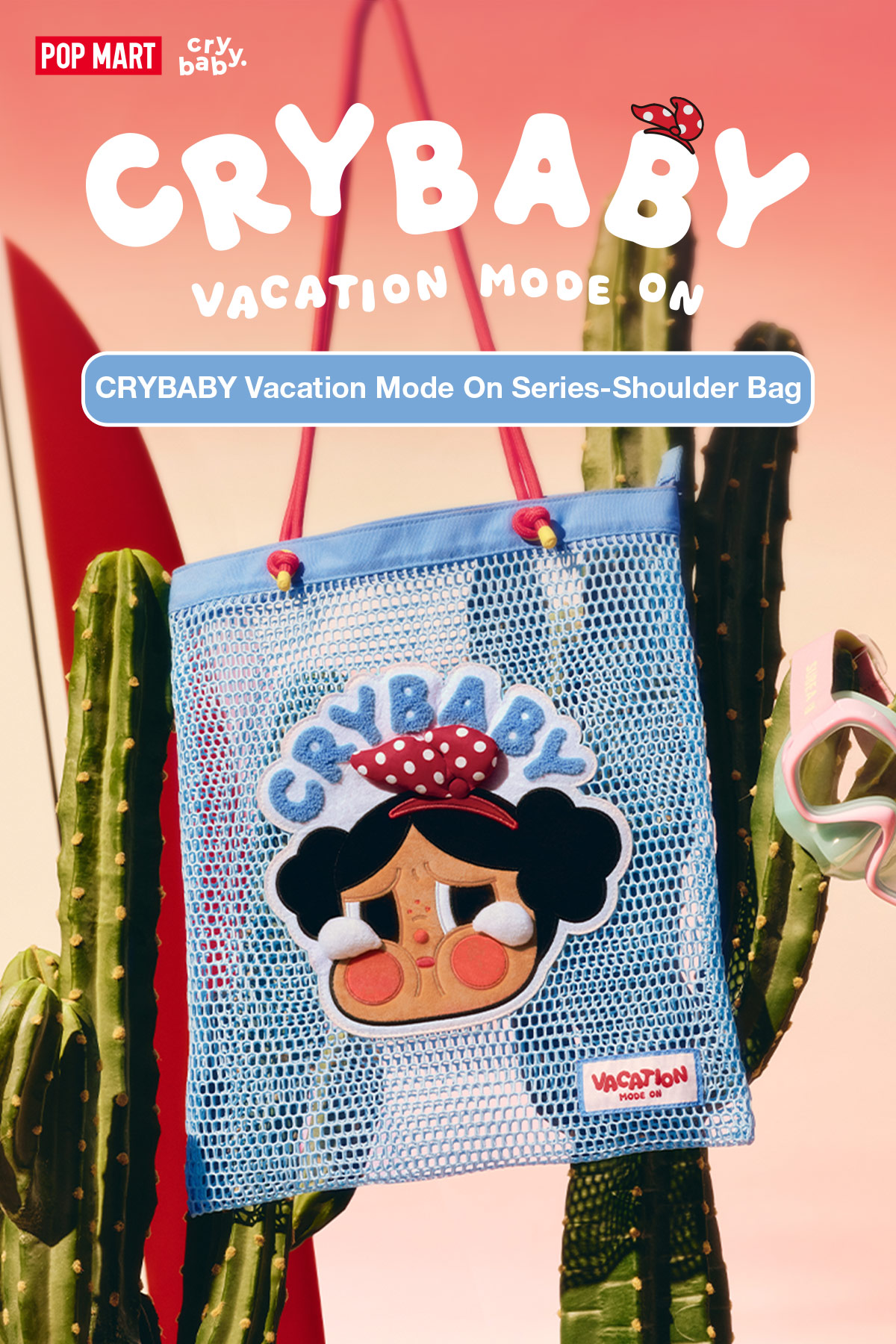 CRYBABY Vacation Mode On Series-Shoulder Bag - POP MART (Japan)