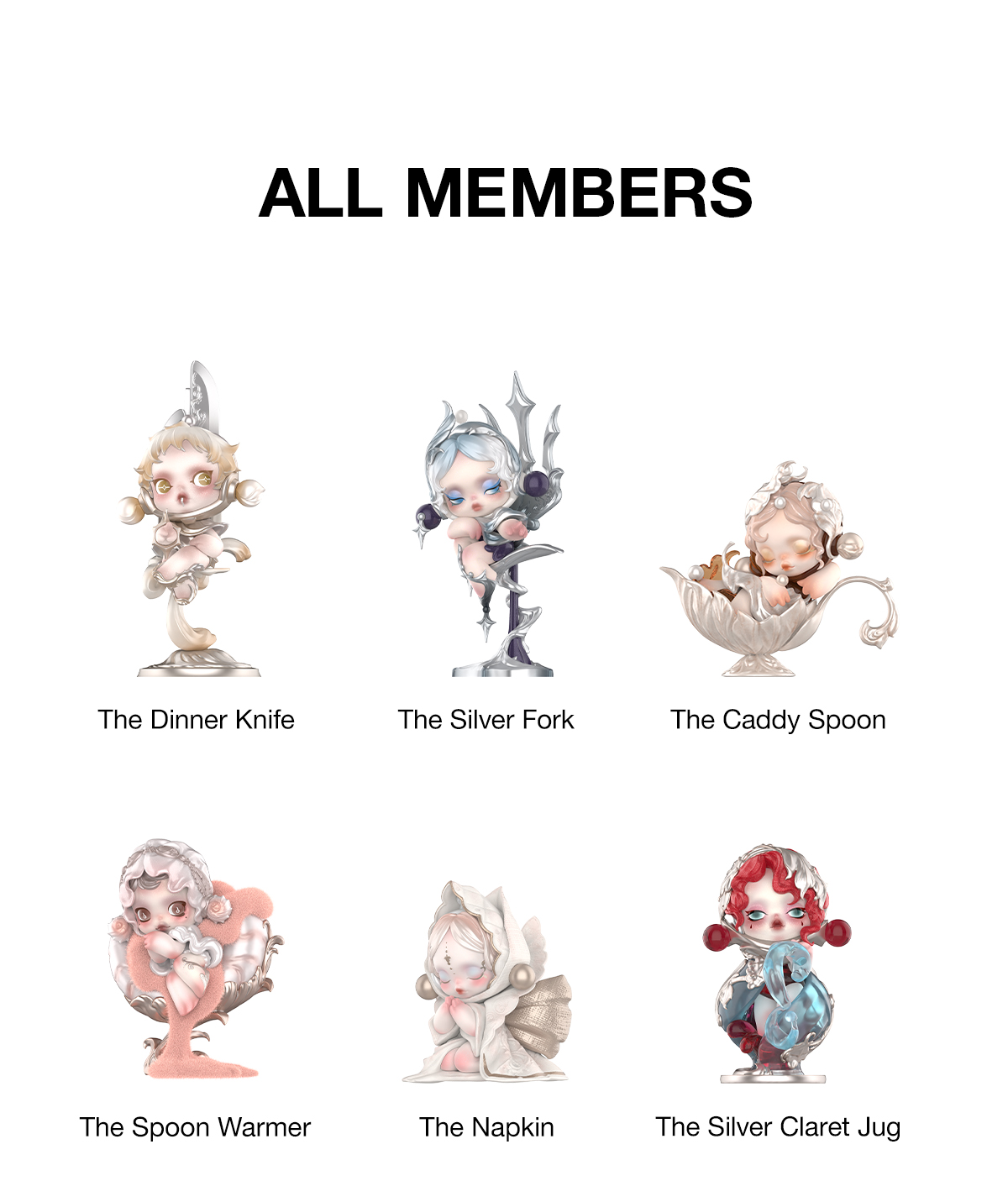 SKULLPANDA The Feast Begins Series Figures - POP MART (Japan)