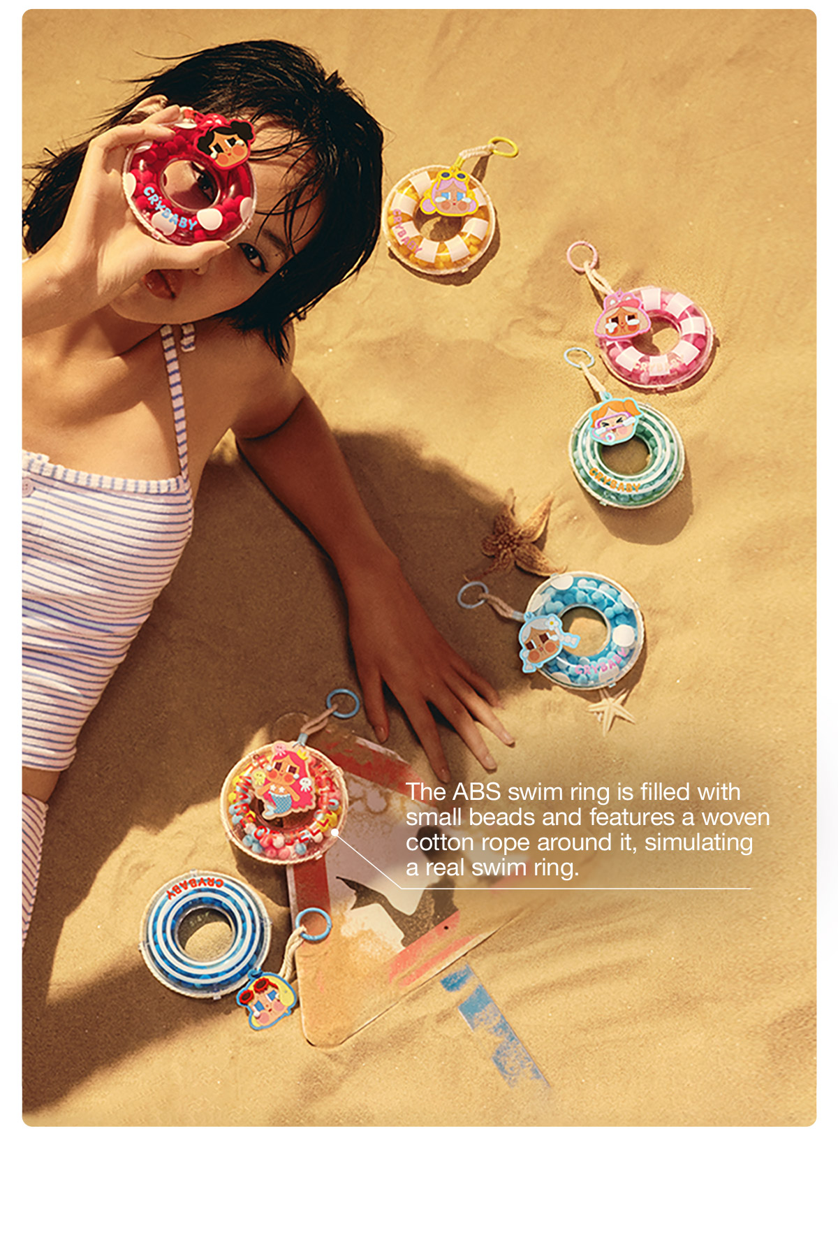 CRYBABY Vacation Mode On Series-Pendant Blind Box - POP MART (Japan)