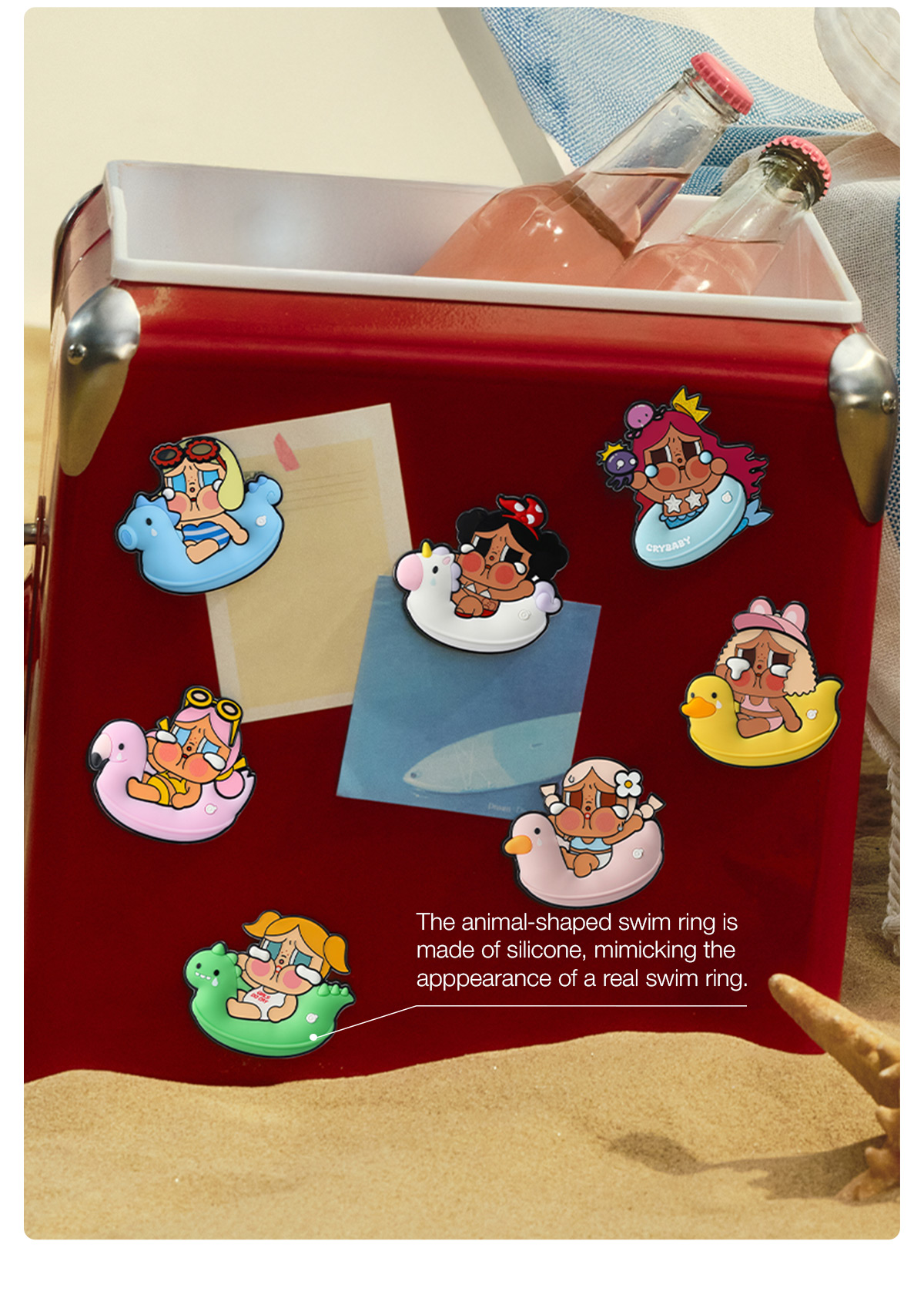 CRYBABY Vacation Mode On Series-Fridge Magnet Blind Box - POP MART