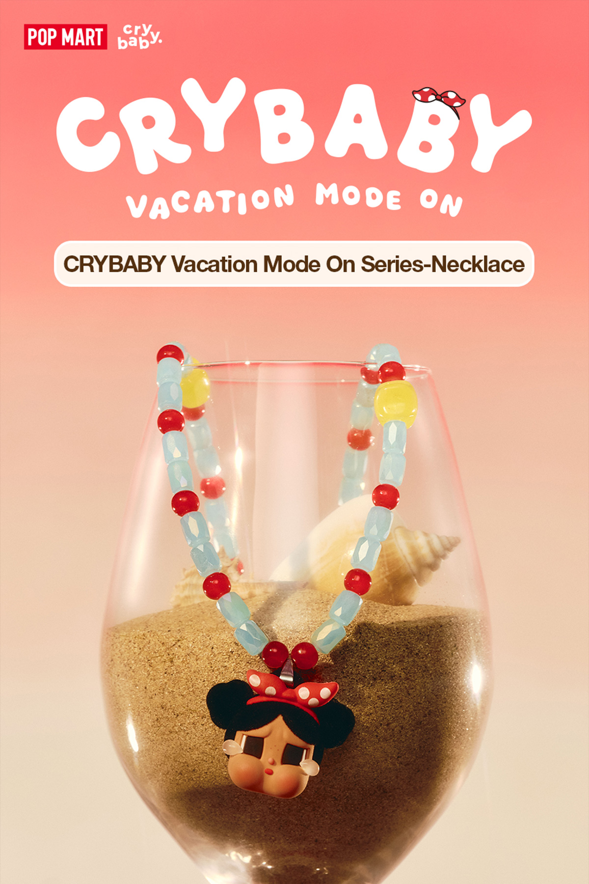 CRYBABY Vacation Mode On Series-Necklace - POP MART (Belgium)