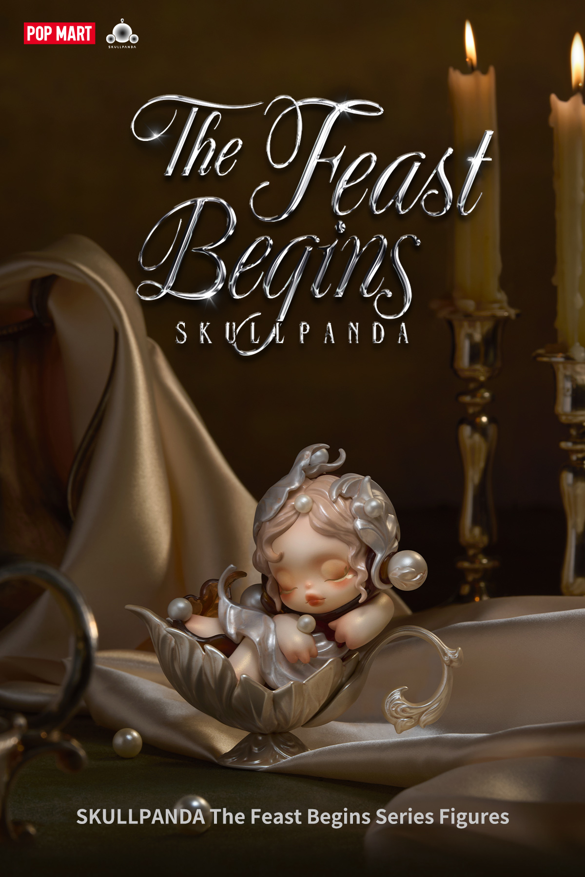 skullpanda the feast begins シリーズ　シークレット Pop Mart Skullpanda The Feast Begins Series Fine Dining Secret