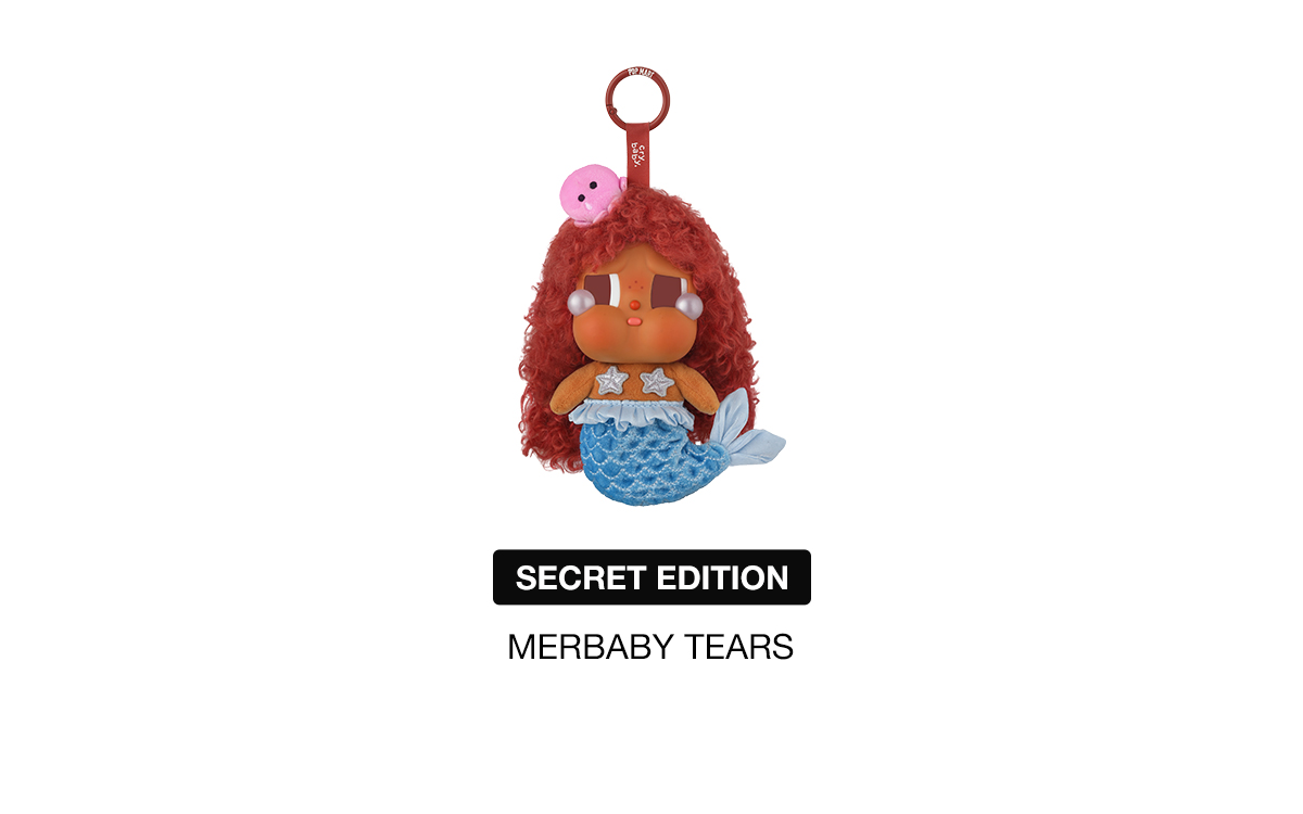 CRYBABY Vacation Mode On Series-Vinyl Plush Pendant Blind Box