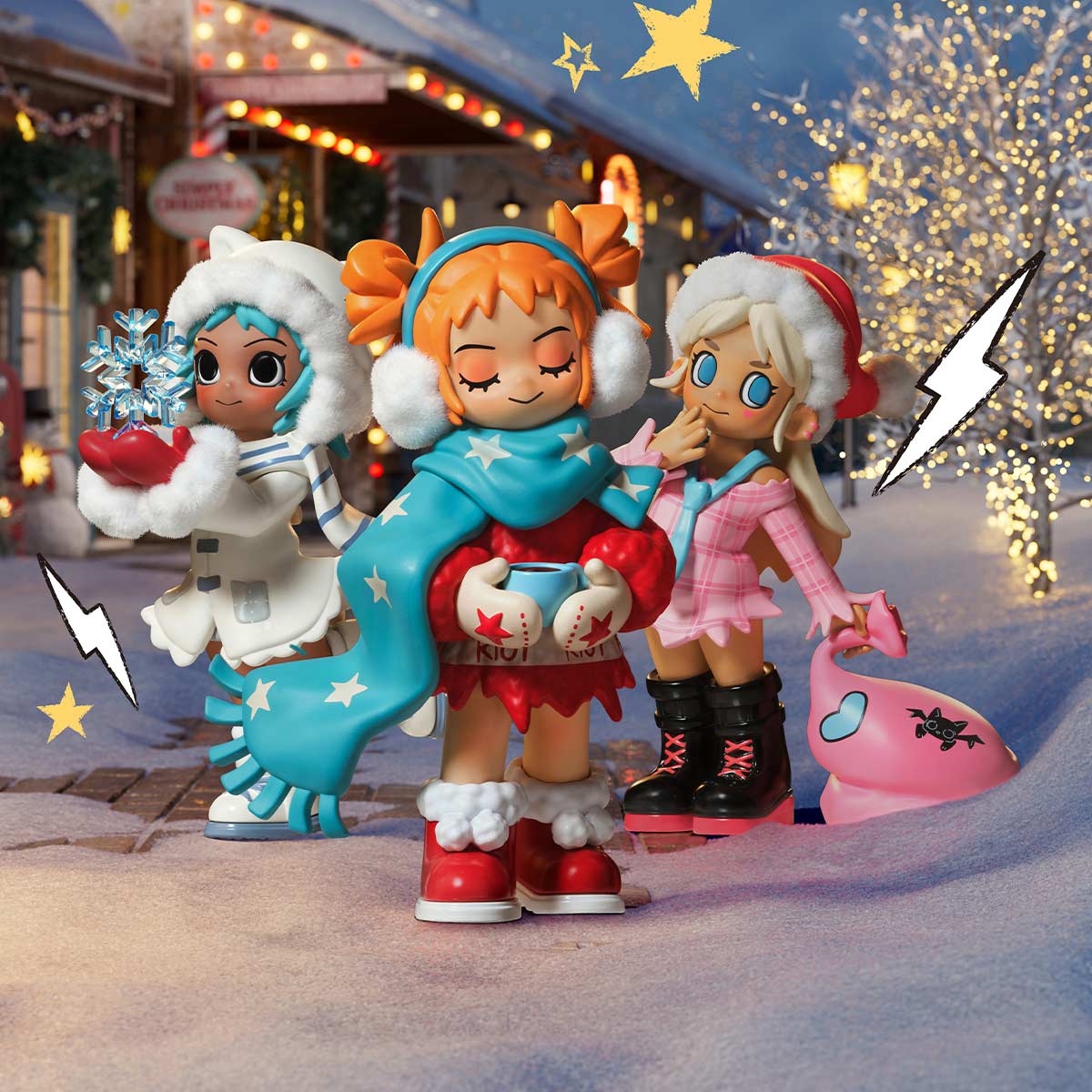 Lil Peach Riot Holiday Mixtape Series Figures - POP MART (New Zealand)