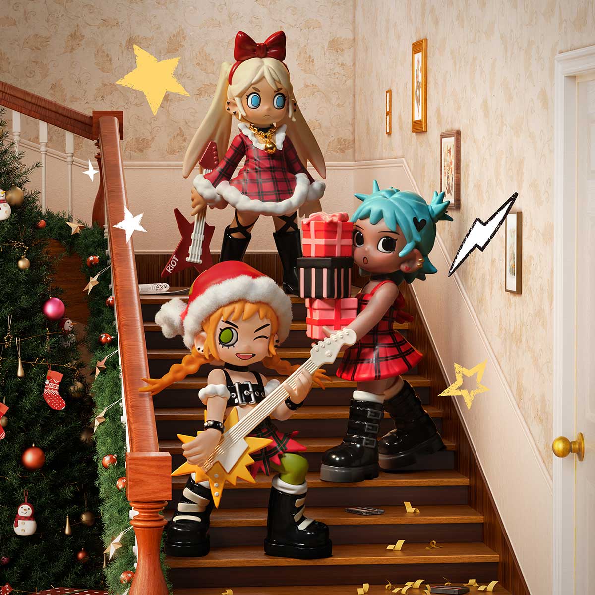 Lil Peach Riot Holiday Mixtape シリーズ - POP MART (Japan)