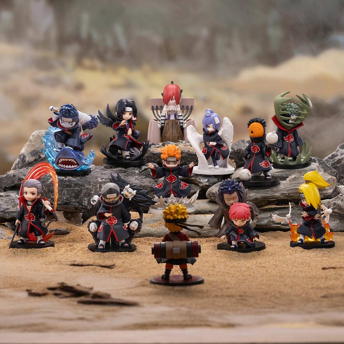Naruto: Shippuden Series Battle Against Akatsuki Themed Figure