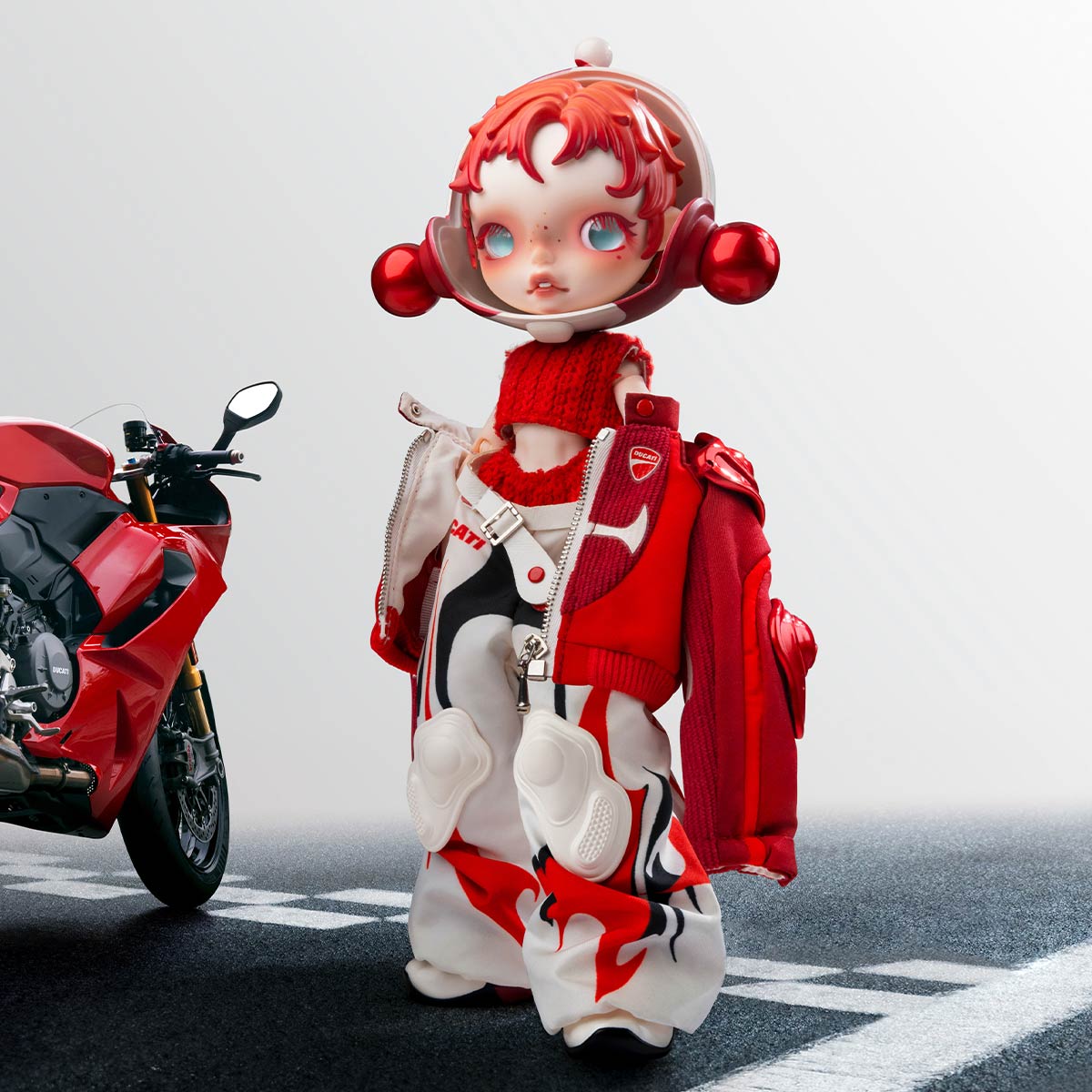 SKULLPANDA × DUCATI 1/6 Action Figure SKULLPANDA × DUCATI 1/6 Action Figure - POP MART (Australia)