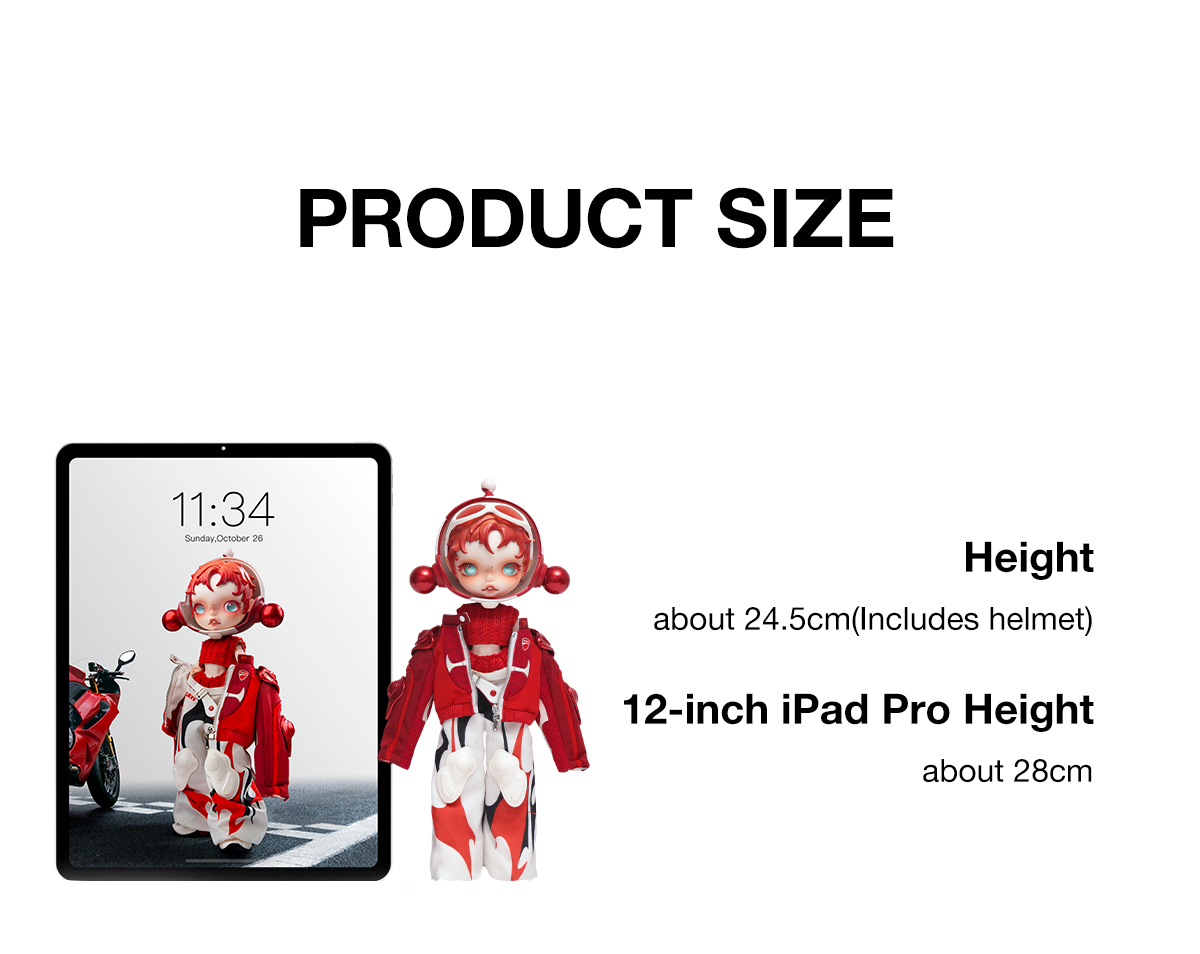 SKULLPANDA × DUCATI 1/6 Action Figure - POP MART (Switzerland)