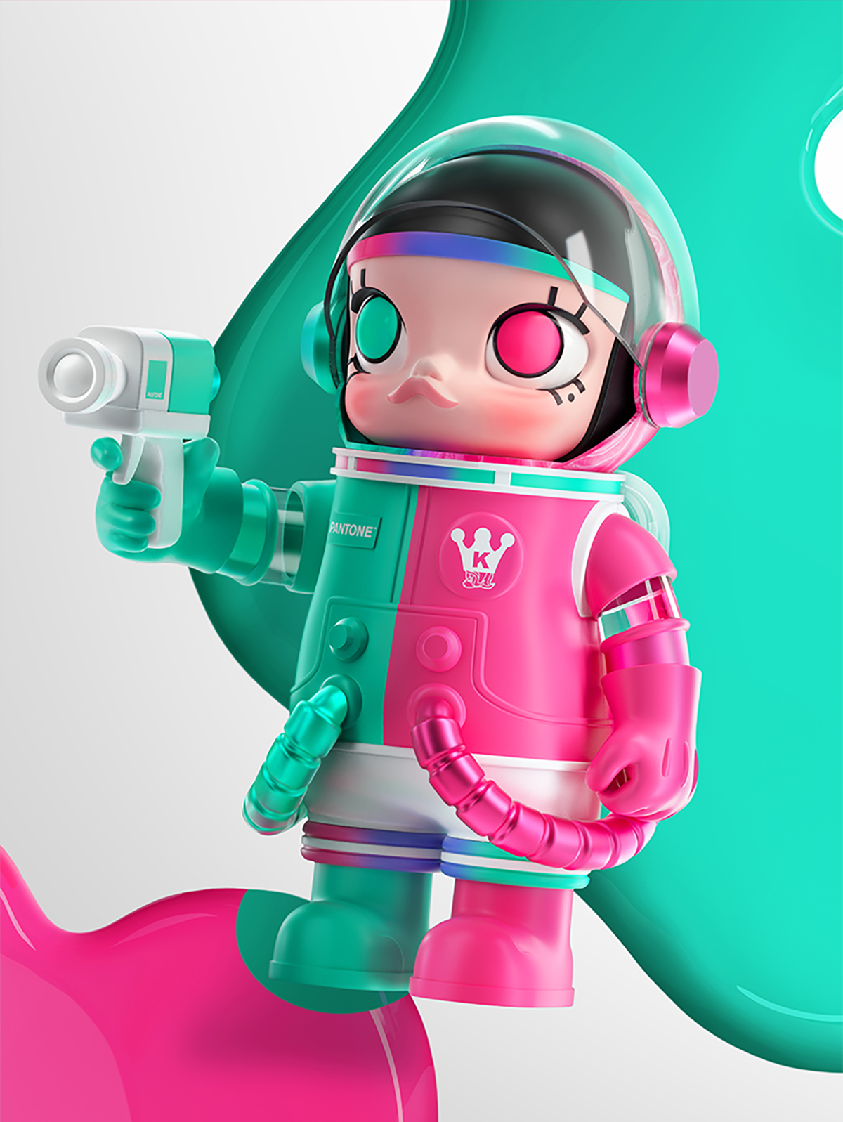 その他 MEGA SPACE MOLLY 1000% PANTONE MEGA SPACE MOLLY 1000% PANTONE - POP MART (Australia)