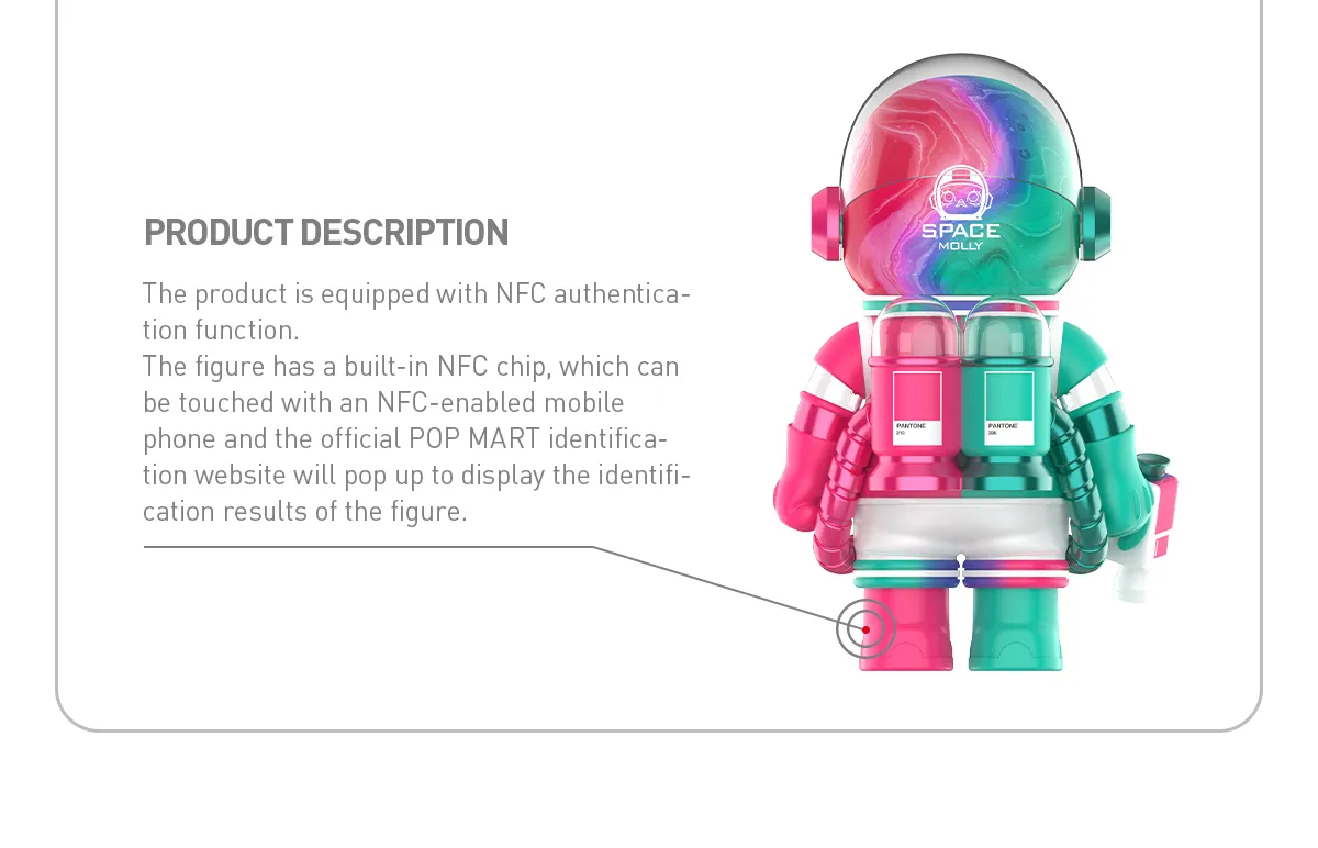 MEGA SPACE MOLLY 1000% PANTONE - POP MART (Australia)